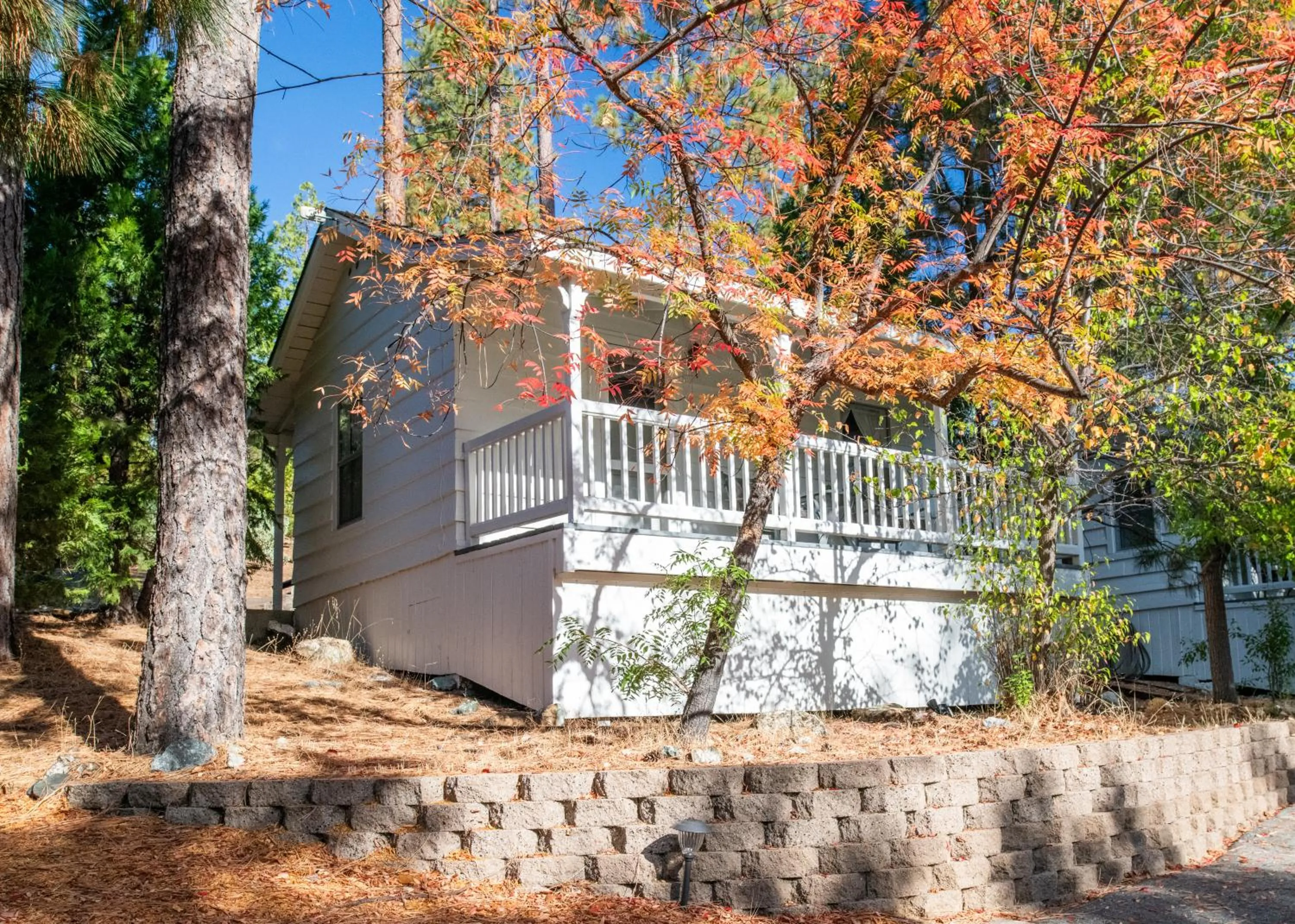 Garden view in Inn at Sugar Pine Ranch