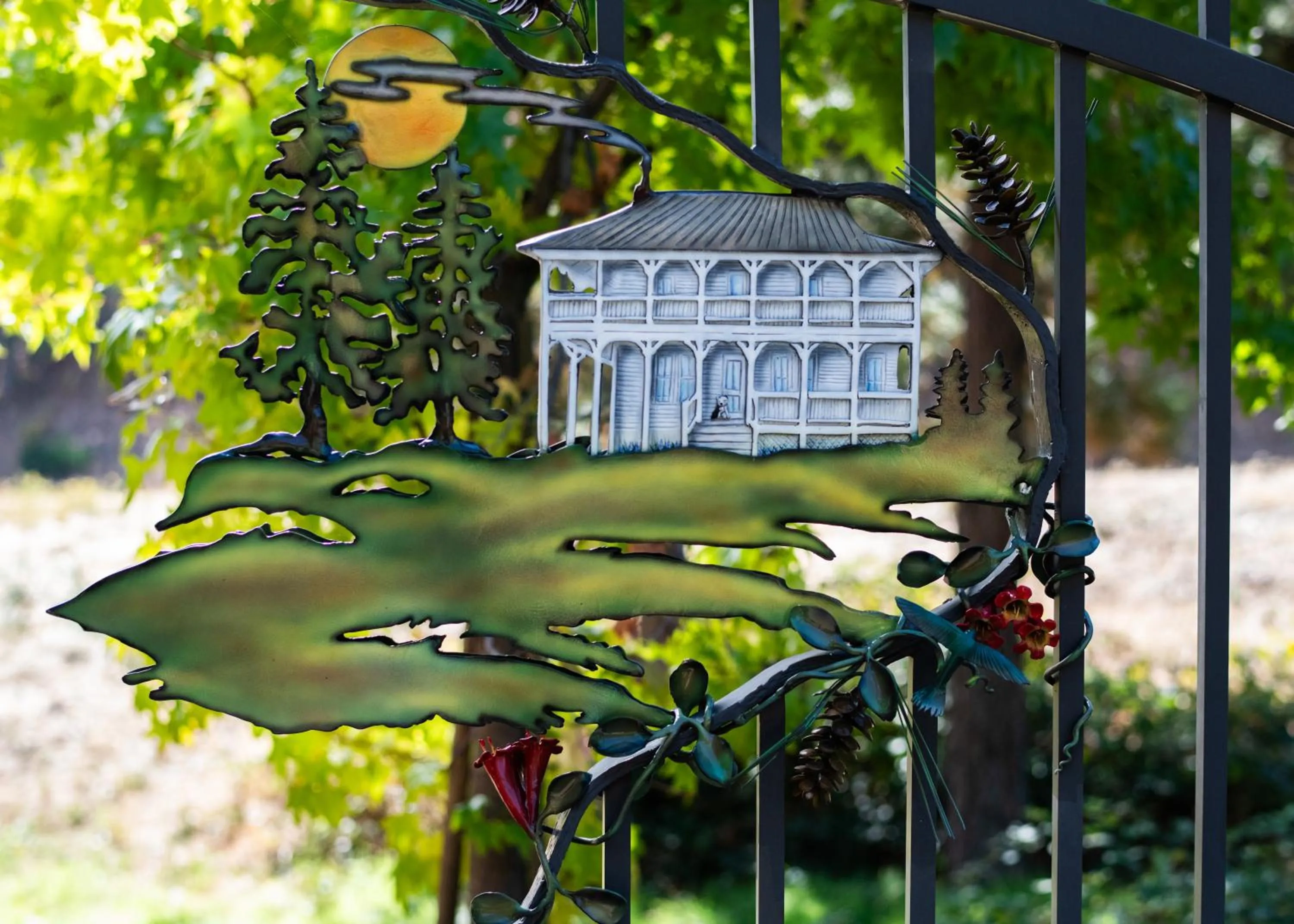 Decorative detail in Inn at Sugar Pine Ranch