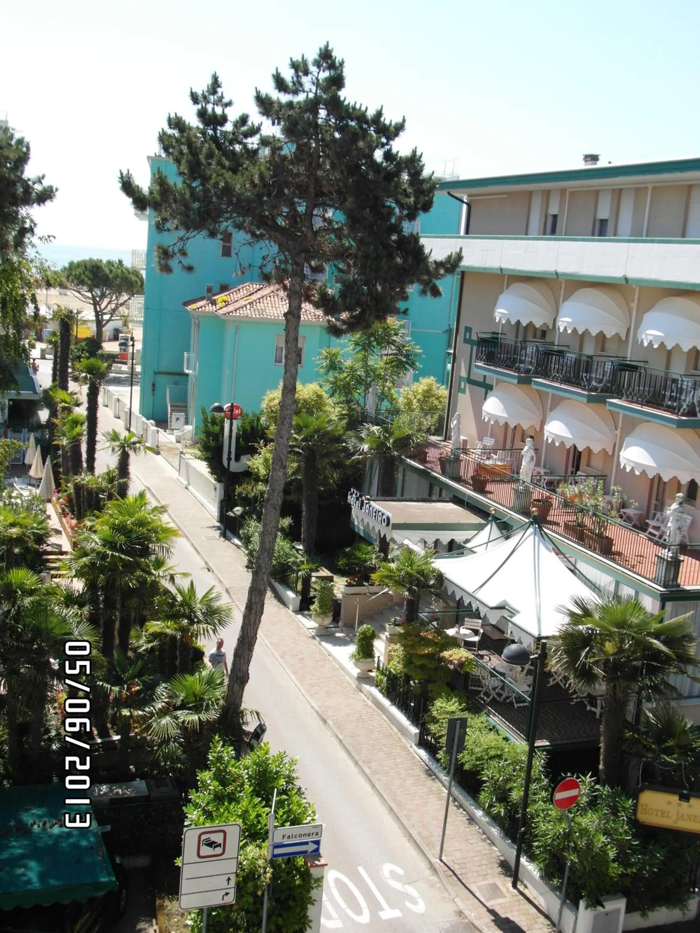 Sea view in Hotel Villa Roma