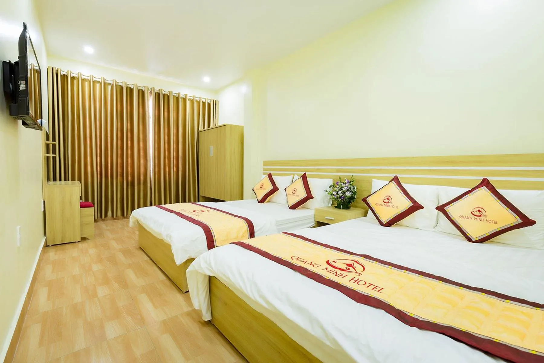 Bed in Quang Minh Hotel