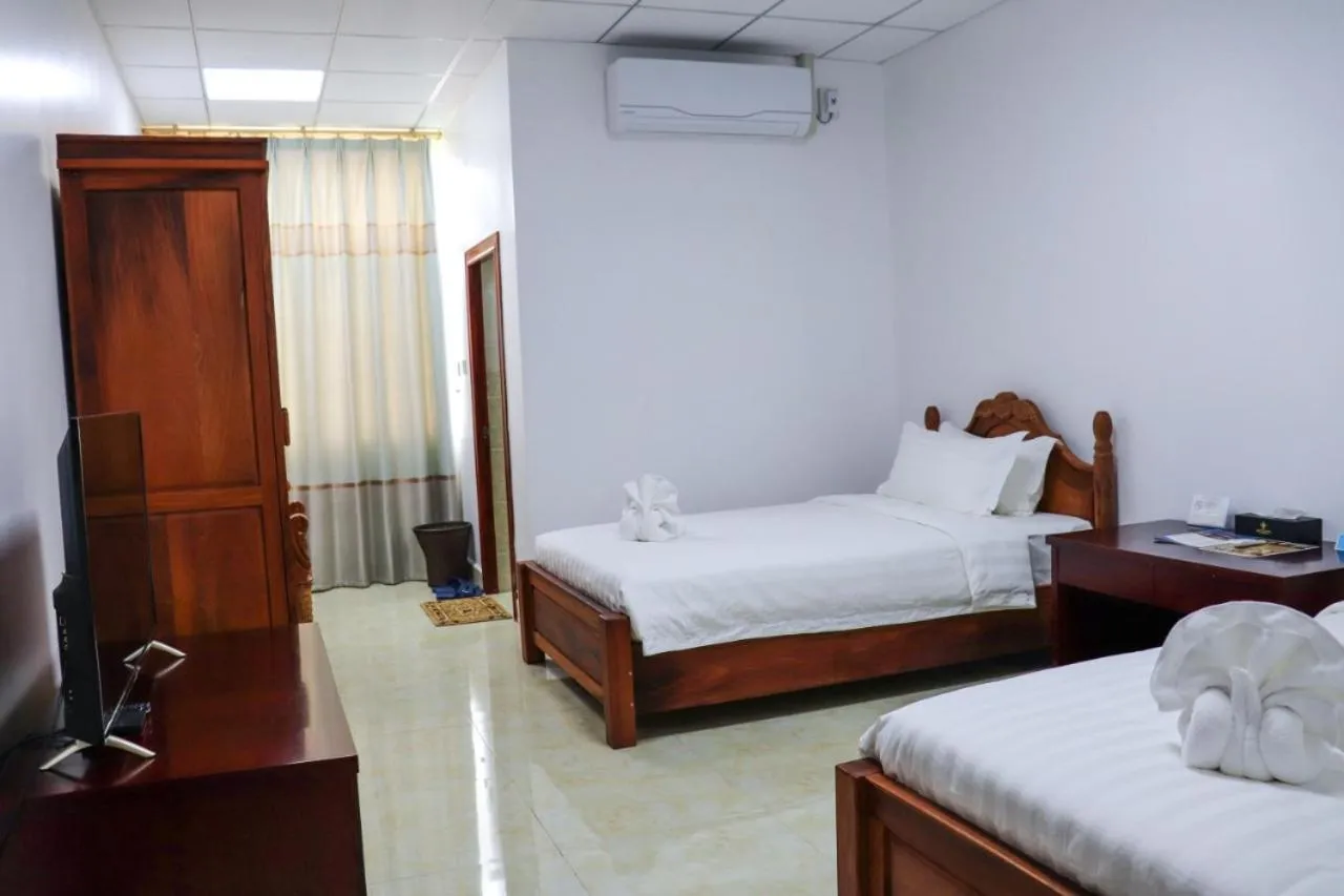 Bed in 36Manor International Sport Hotel