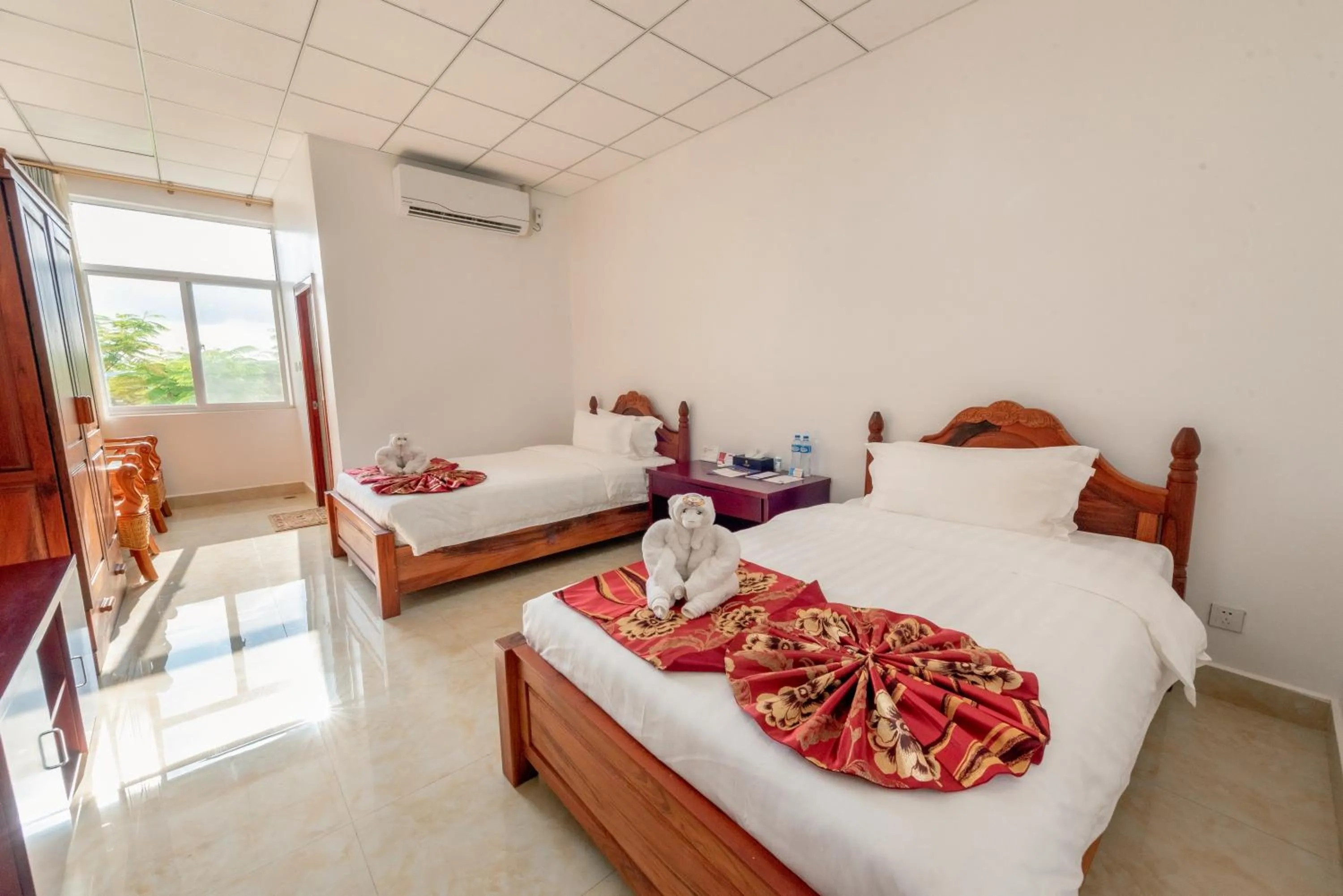 Bed in 36Manor International Sport Hotel