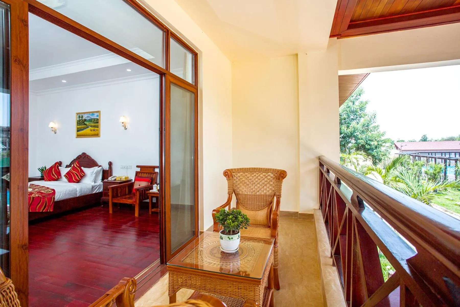 Balcony/Terrace, Bed in 36Manor International Sport Hotel