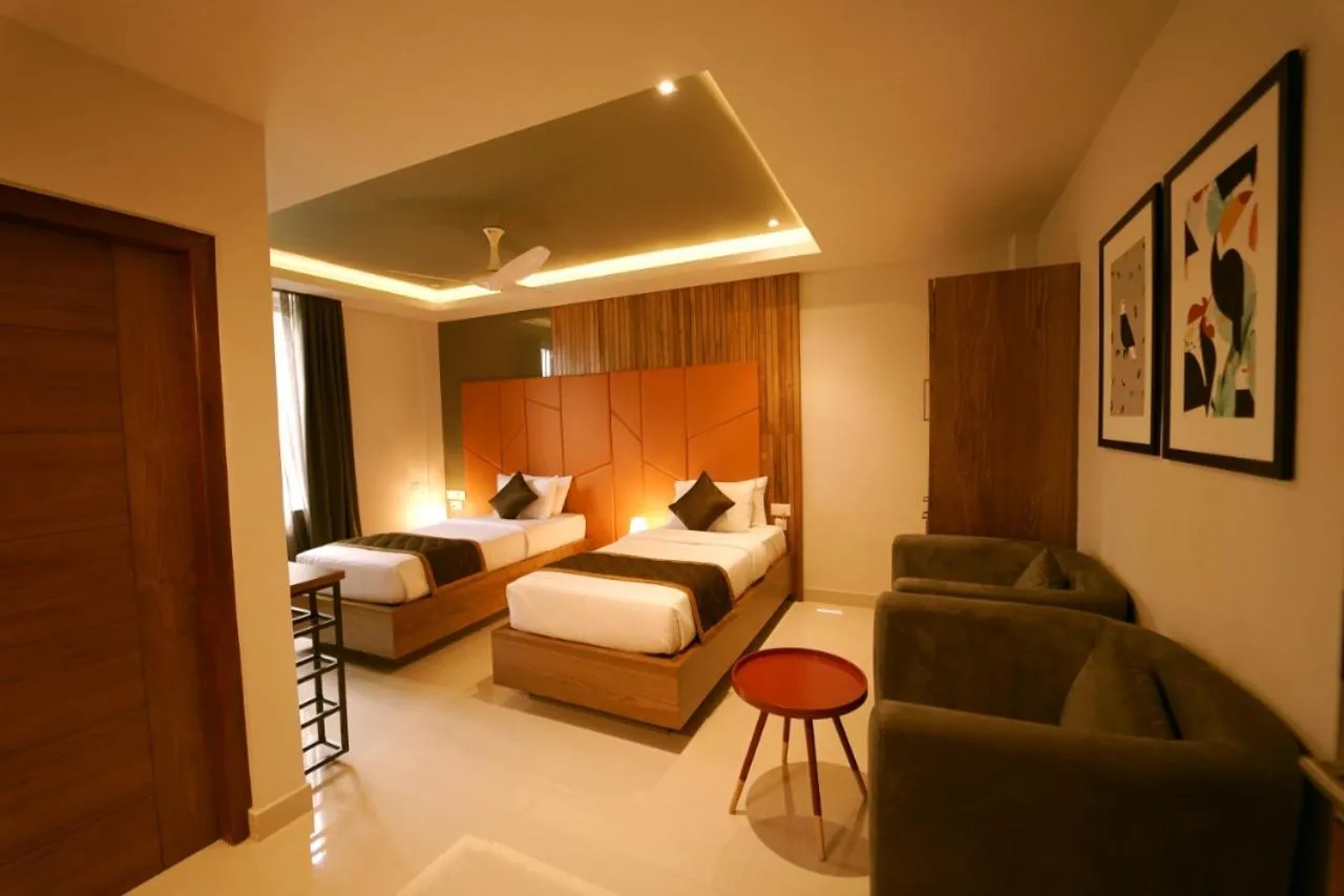 Photo of the whole room, Bed in WithInn Hotel - Kannur Airport