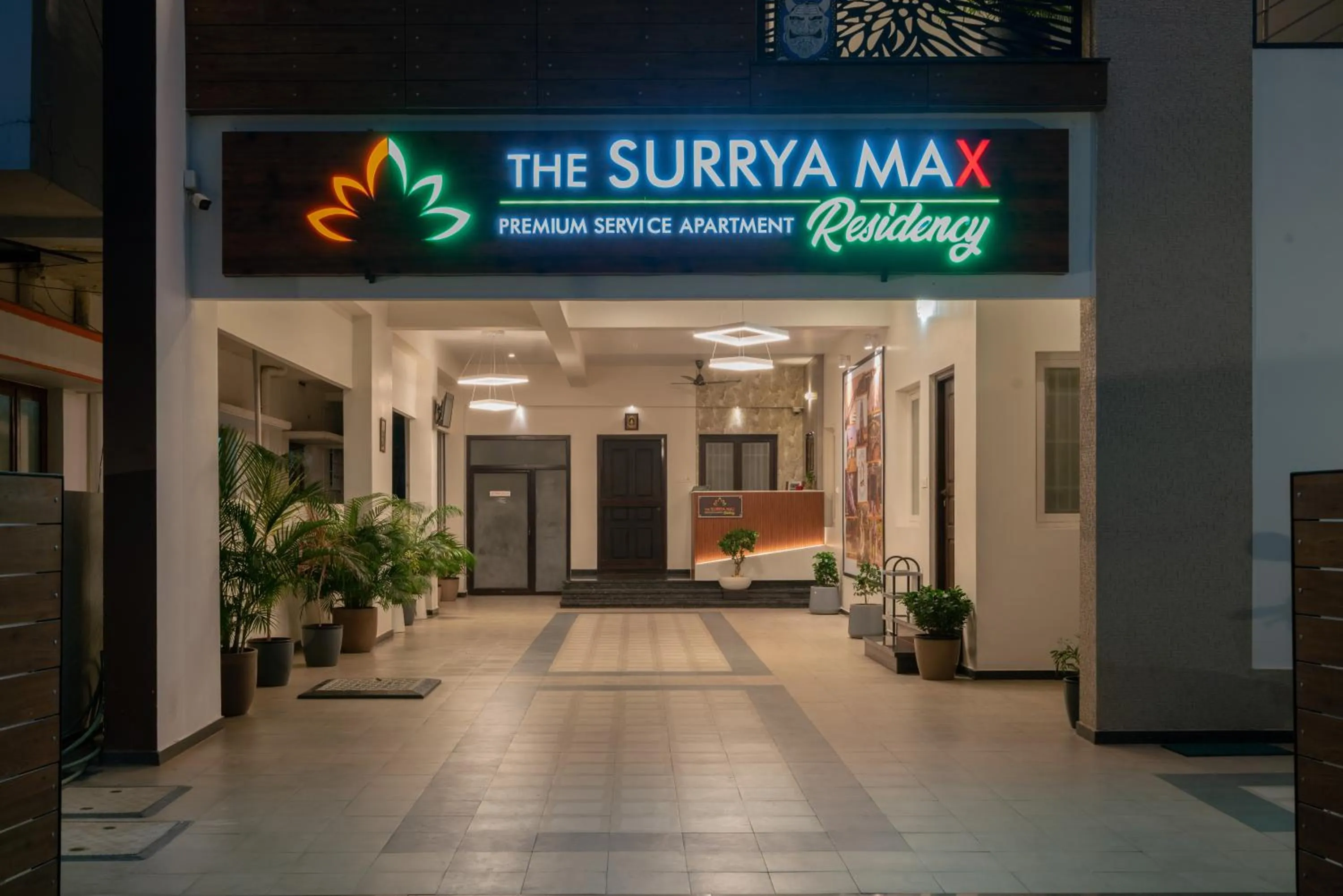 Lobby or reception in THE SURRYA MAX RESIDENCY