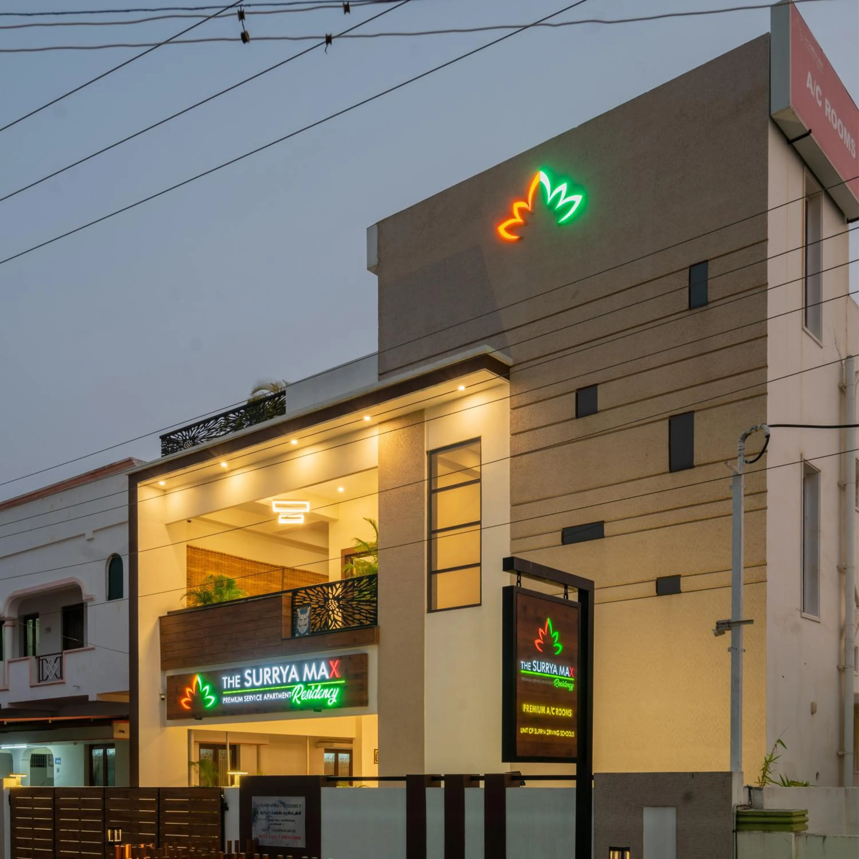 Facade/entrance in THE SURRYA MAX RESIDENCY