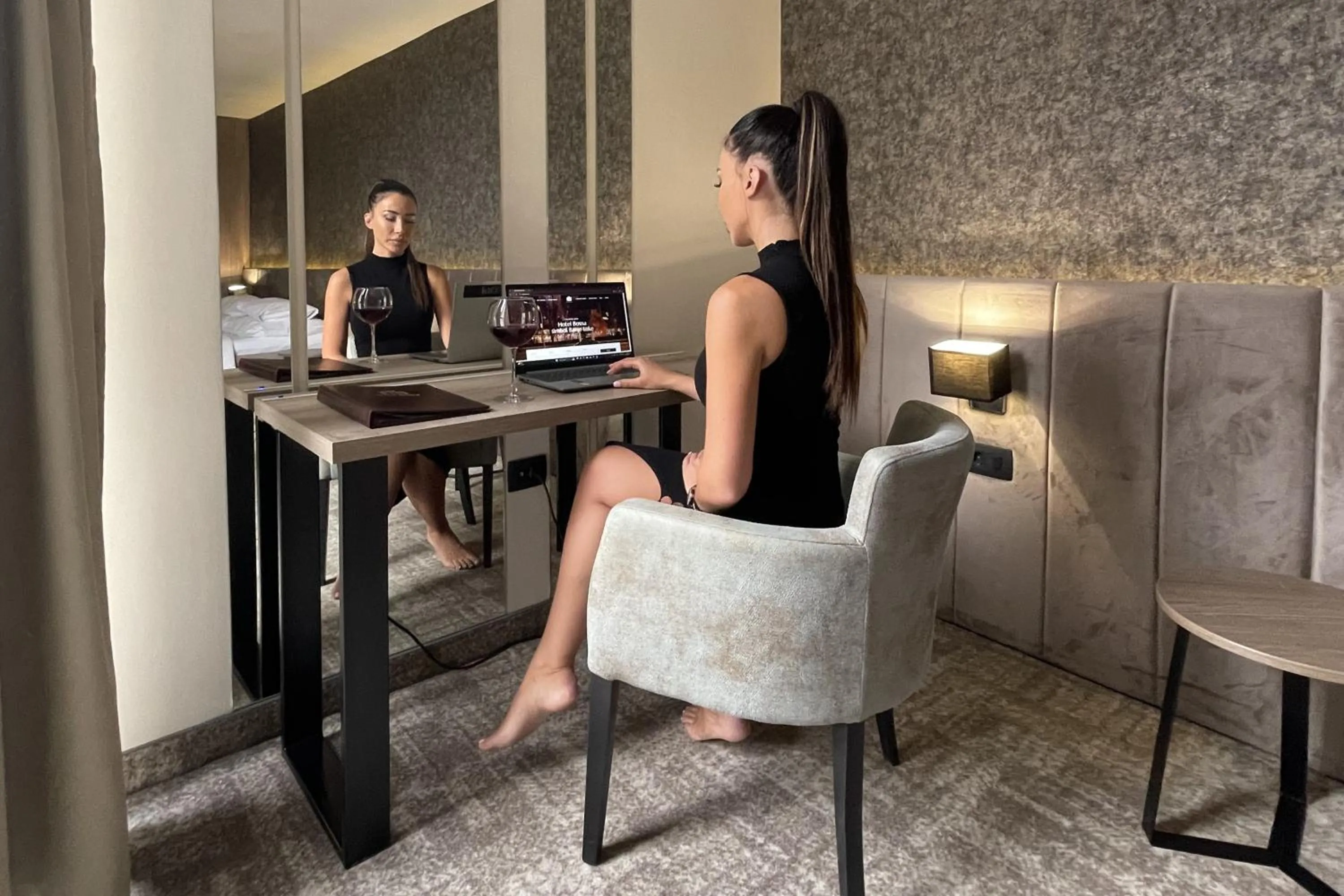 Seating area in Hotel Bosna Banja Luka