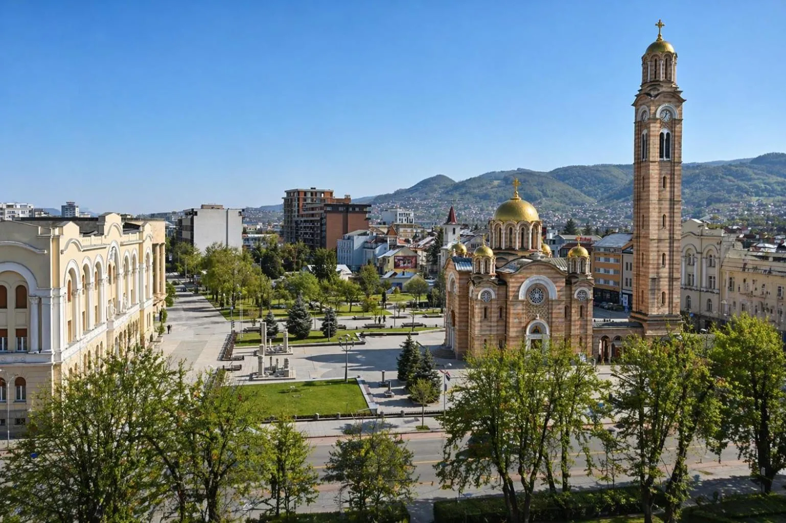 Nearby landmark in Hotel Bosna Banja Luka