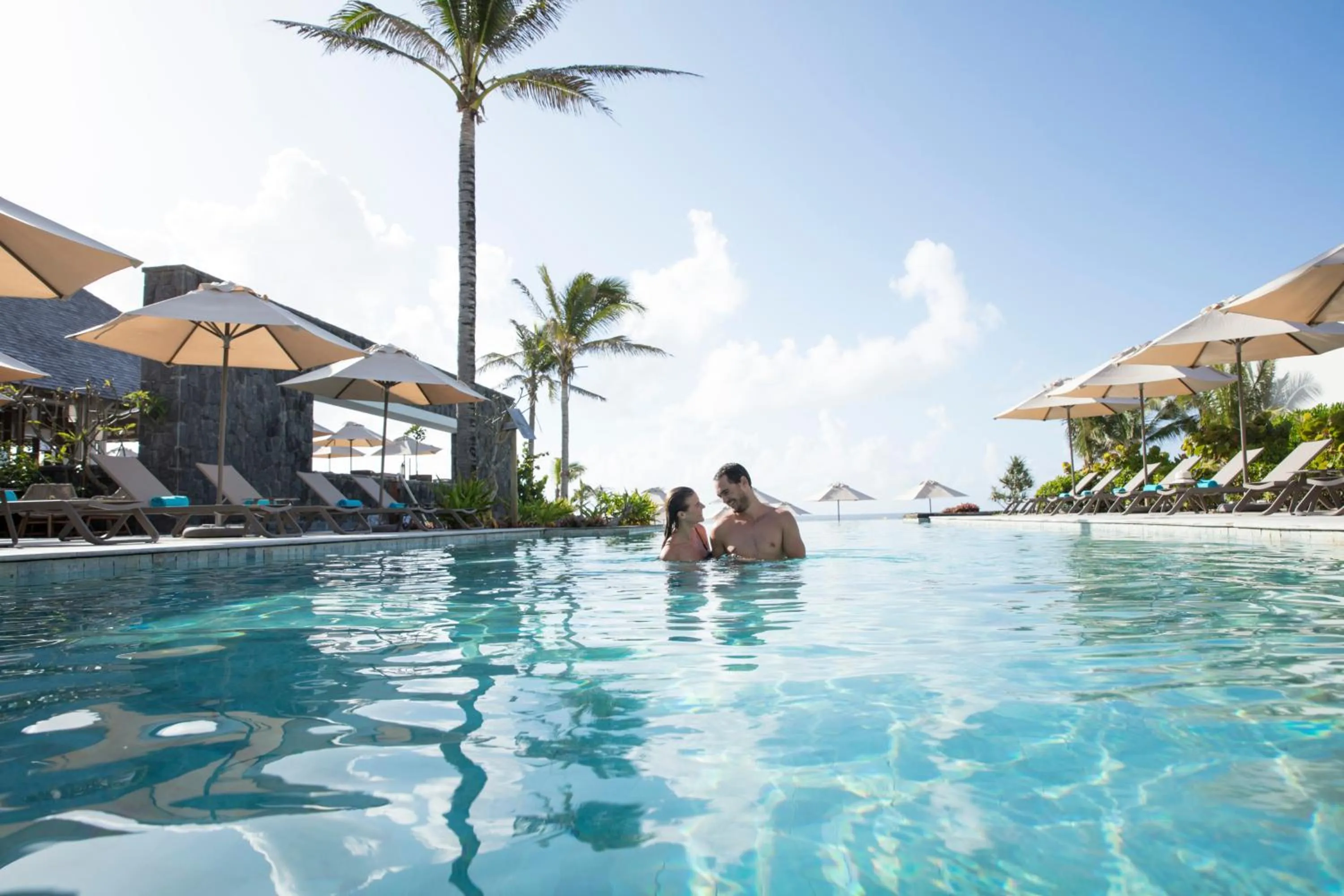 Swimming pool in Anantara Iko Mauritius Resort & Villas