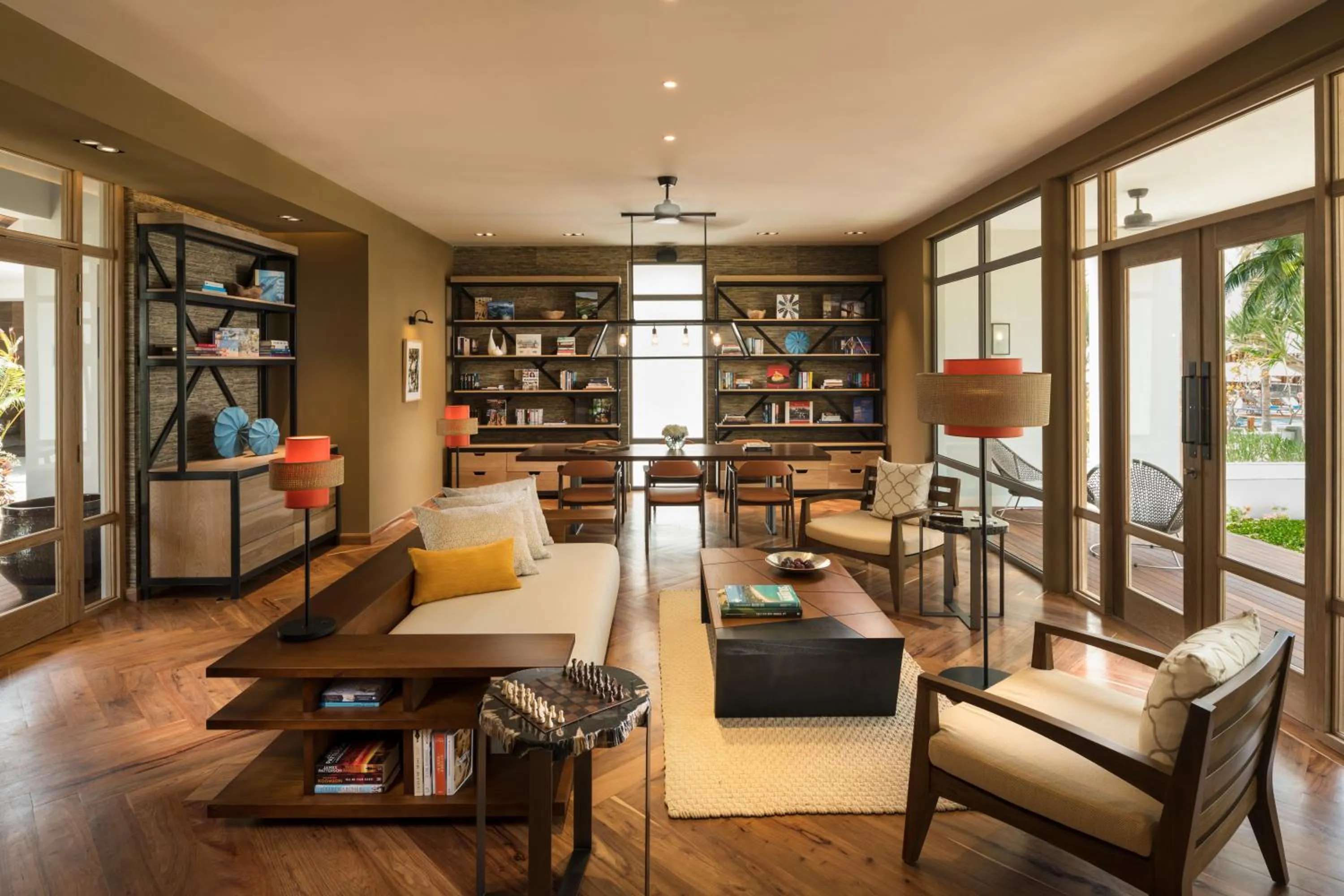 Library in Anantara Iko Mauritius Resort & Villas