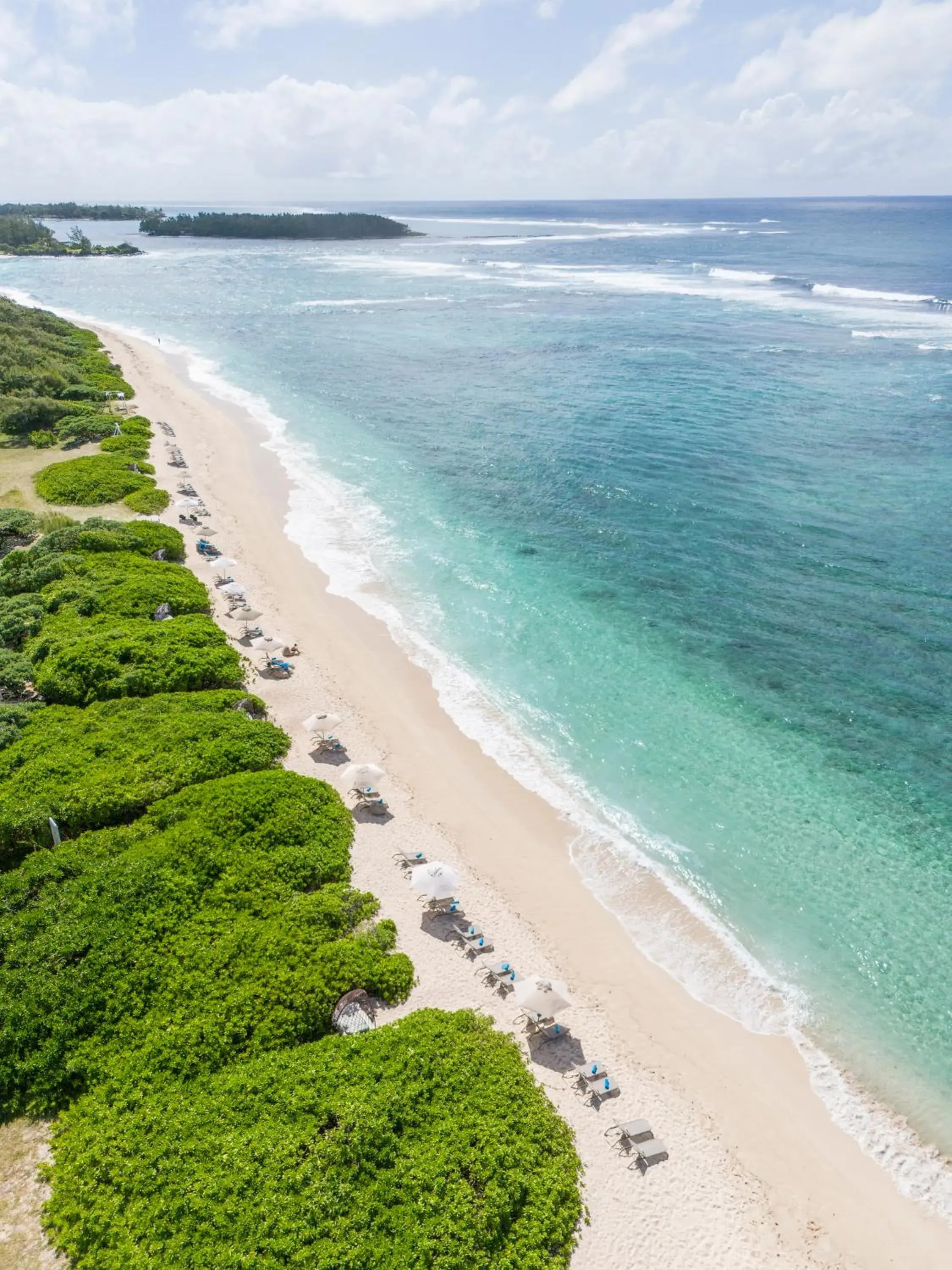 Bird's eye view in Anantara Iko Mauritius Resort & Villas Bird's eye view in Anantara Iko Mauritius Resort & Villas