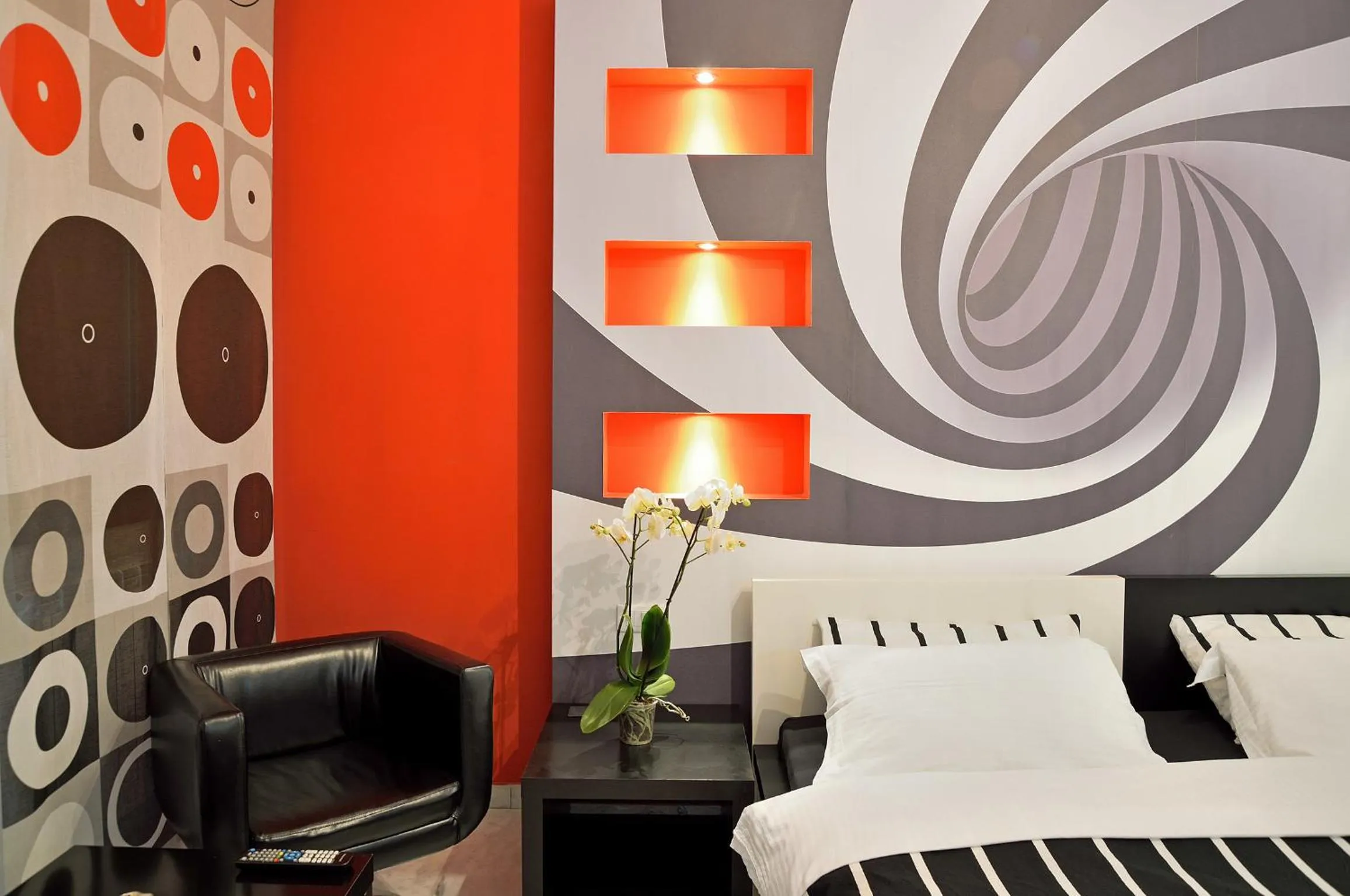 Decorative detail, Bed in G&G Trastevere