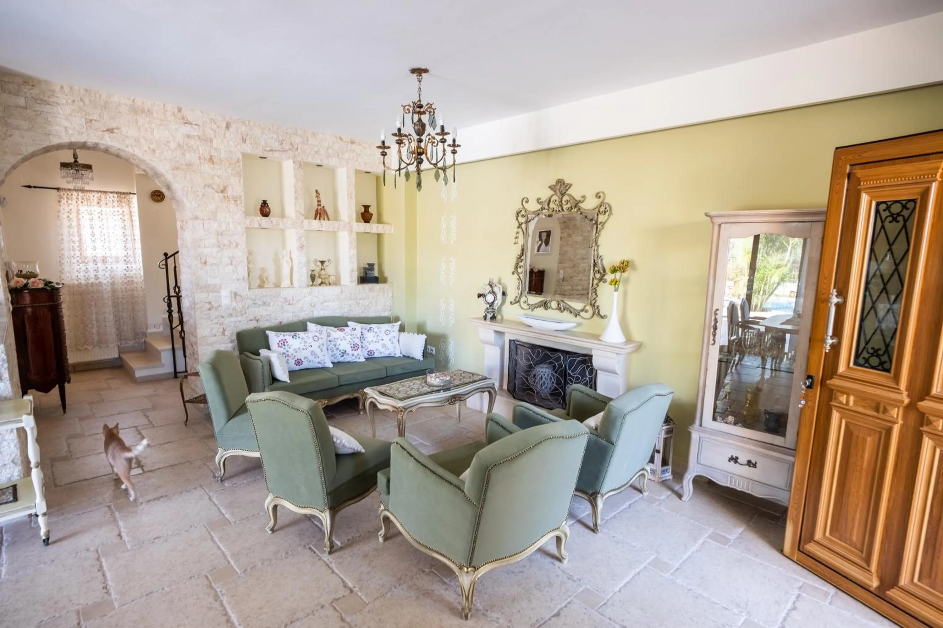 Living room in Pandora Villas