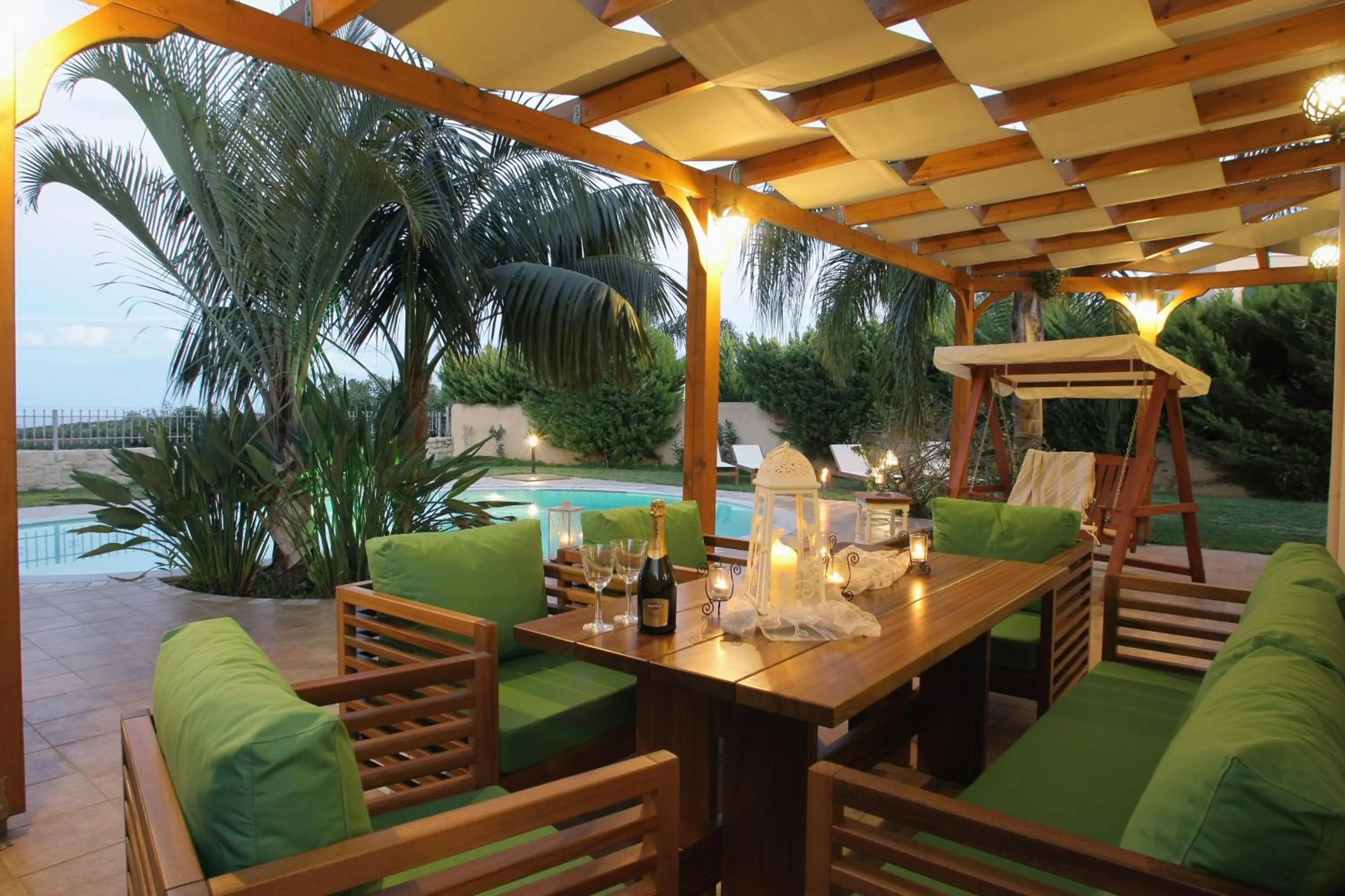 Balcony/Terrace in Pandora Villas