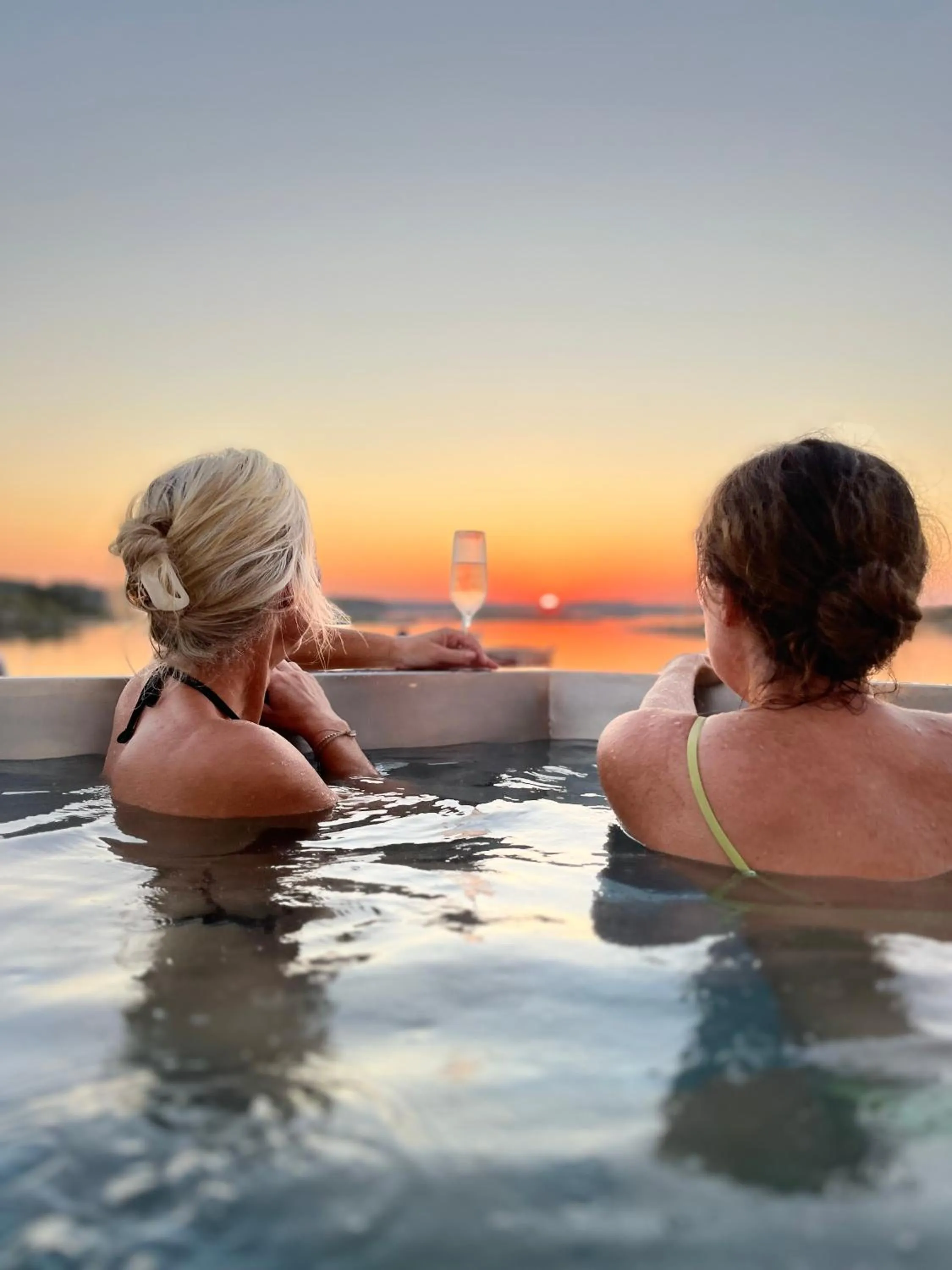 Sunset in Tanumstrand SPA & Resort Stugor