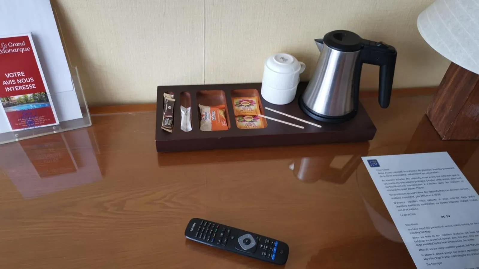 Coffee/tea facilities in Le Grand Monarque