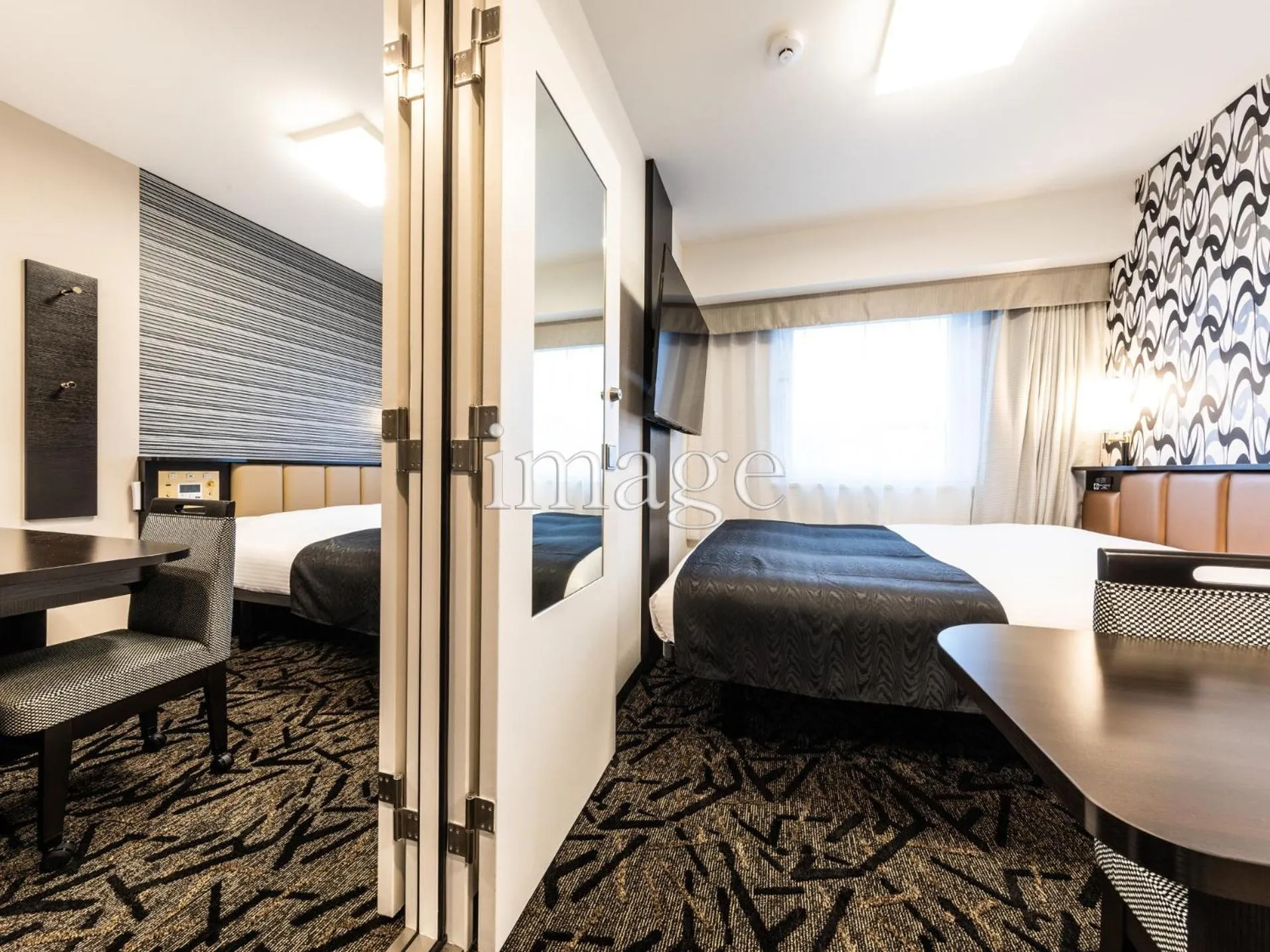 Bed in APA Hotel Kyoto Ekihigashi