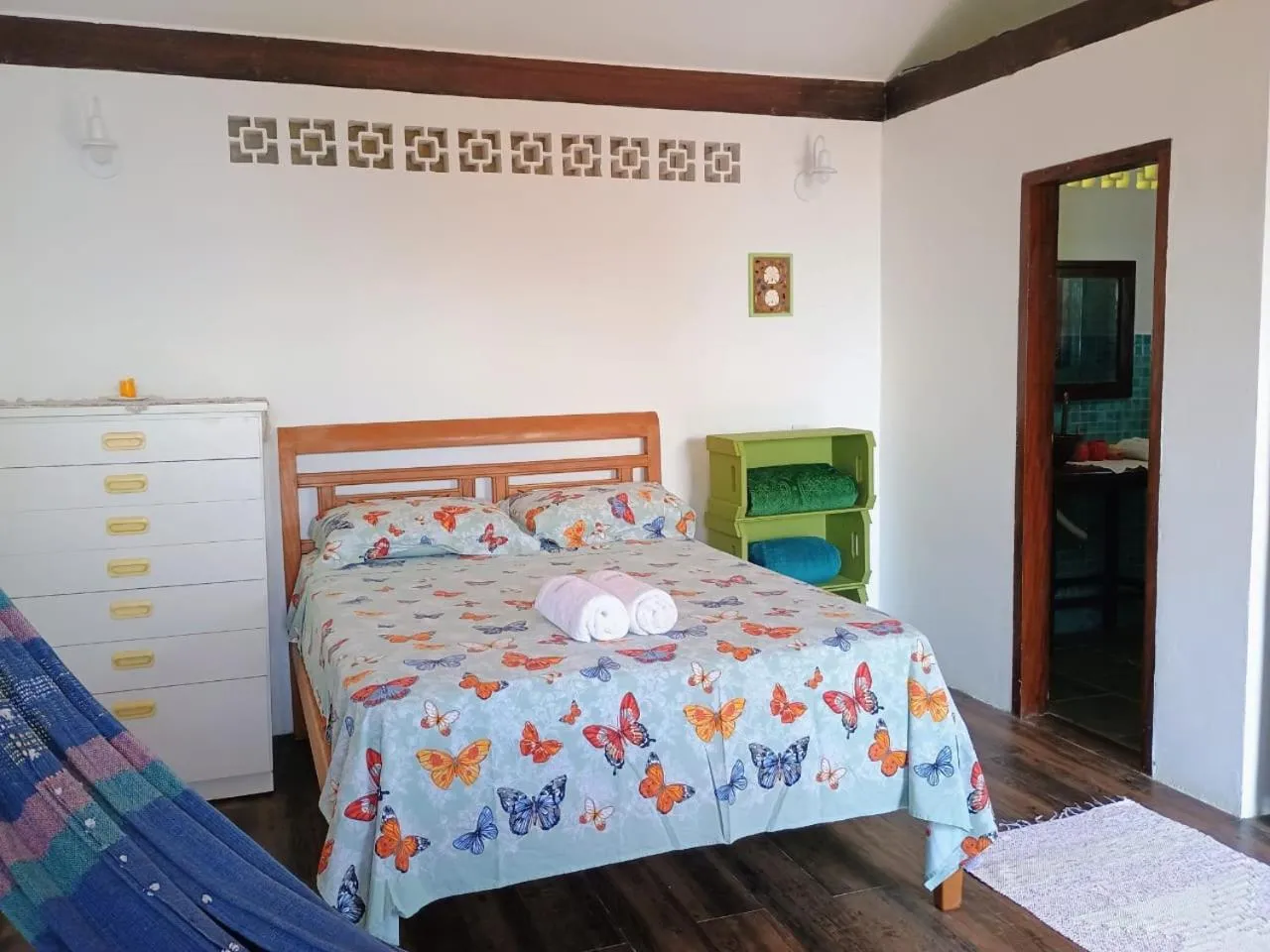 Bed in Pousada Mar de Sonhos