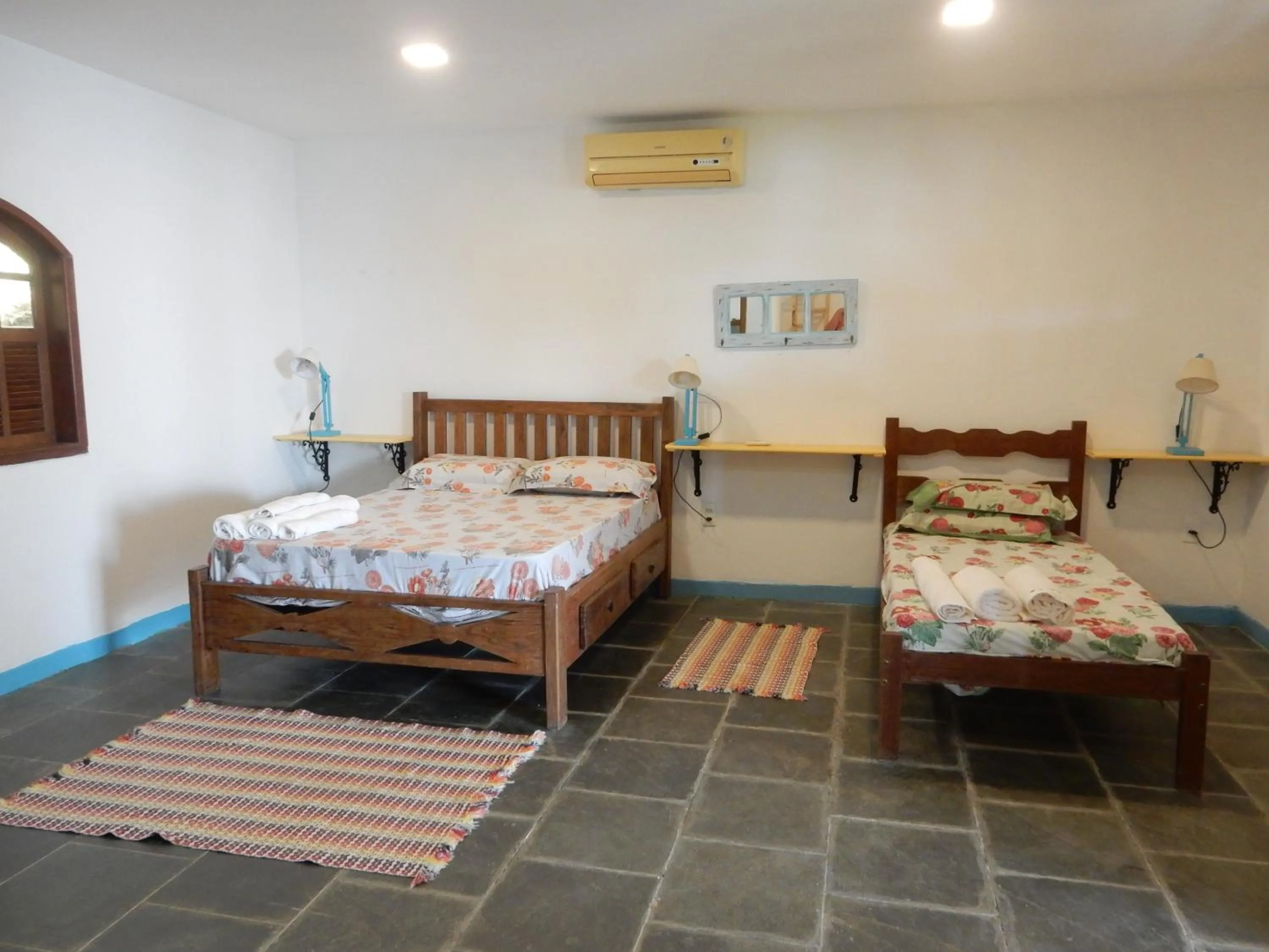 Bed in Pousada Mar de Sonhos