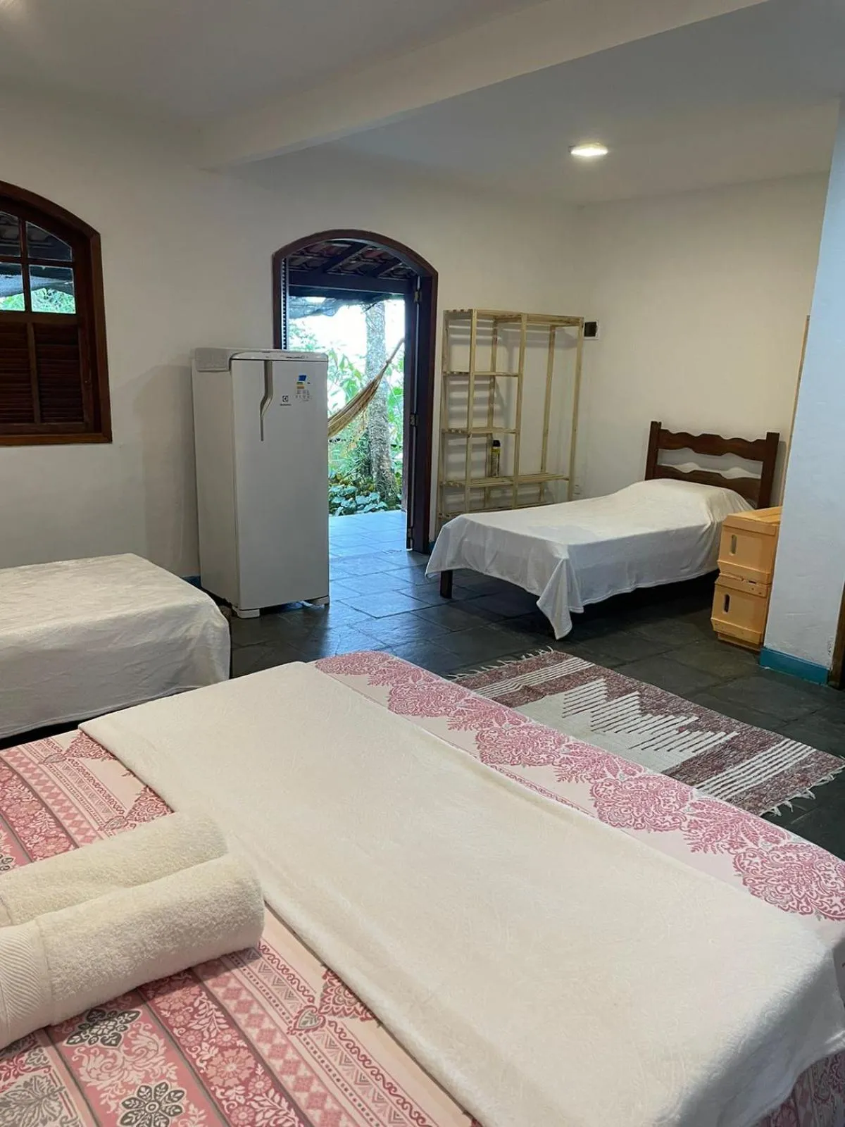Bed in Pousada Mar de Sonhos