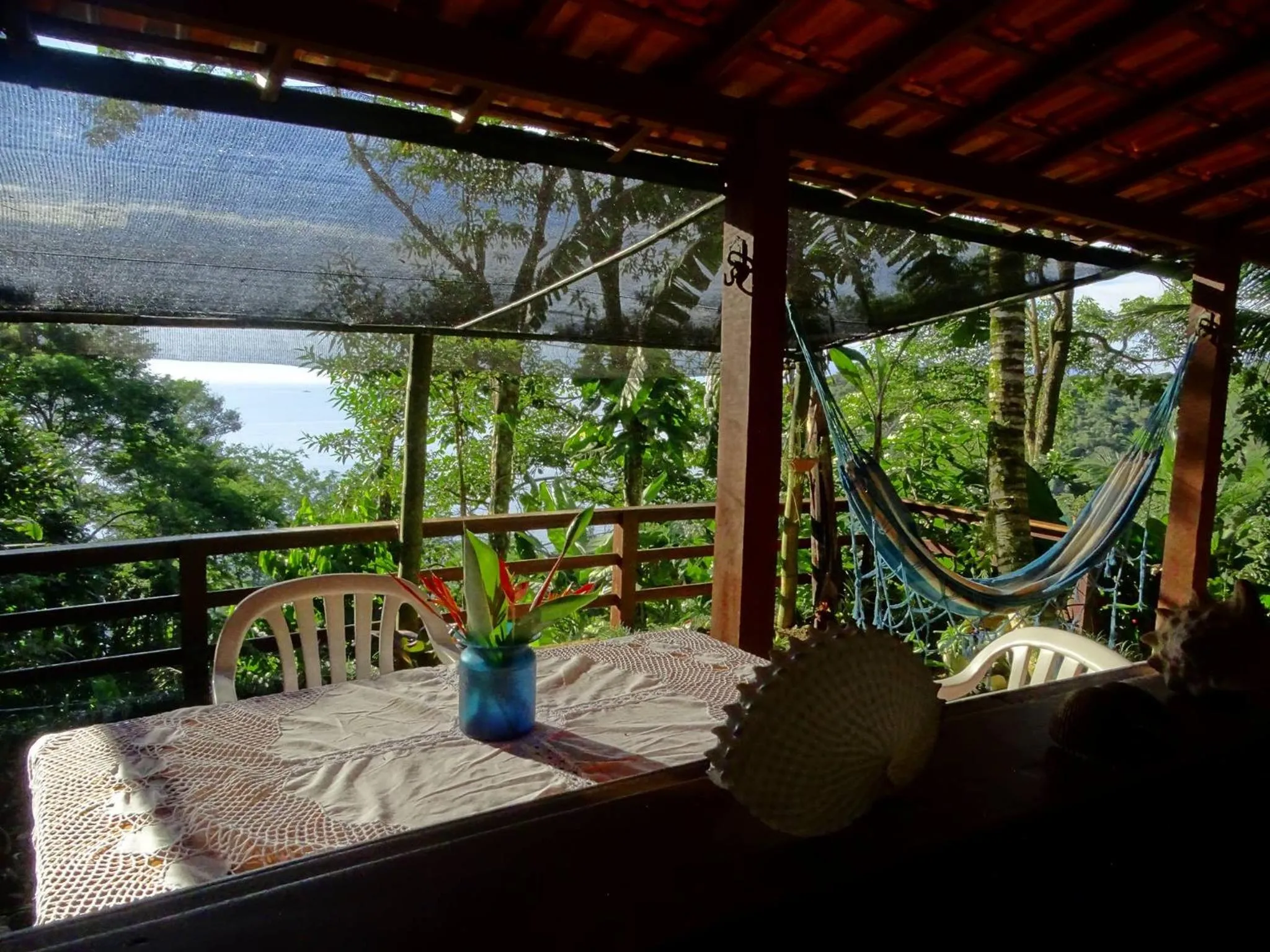 Garden view in Pousada Mar de Sonhos