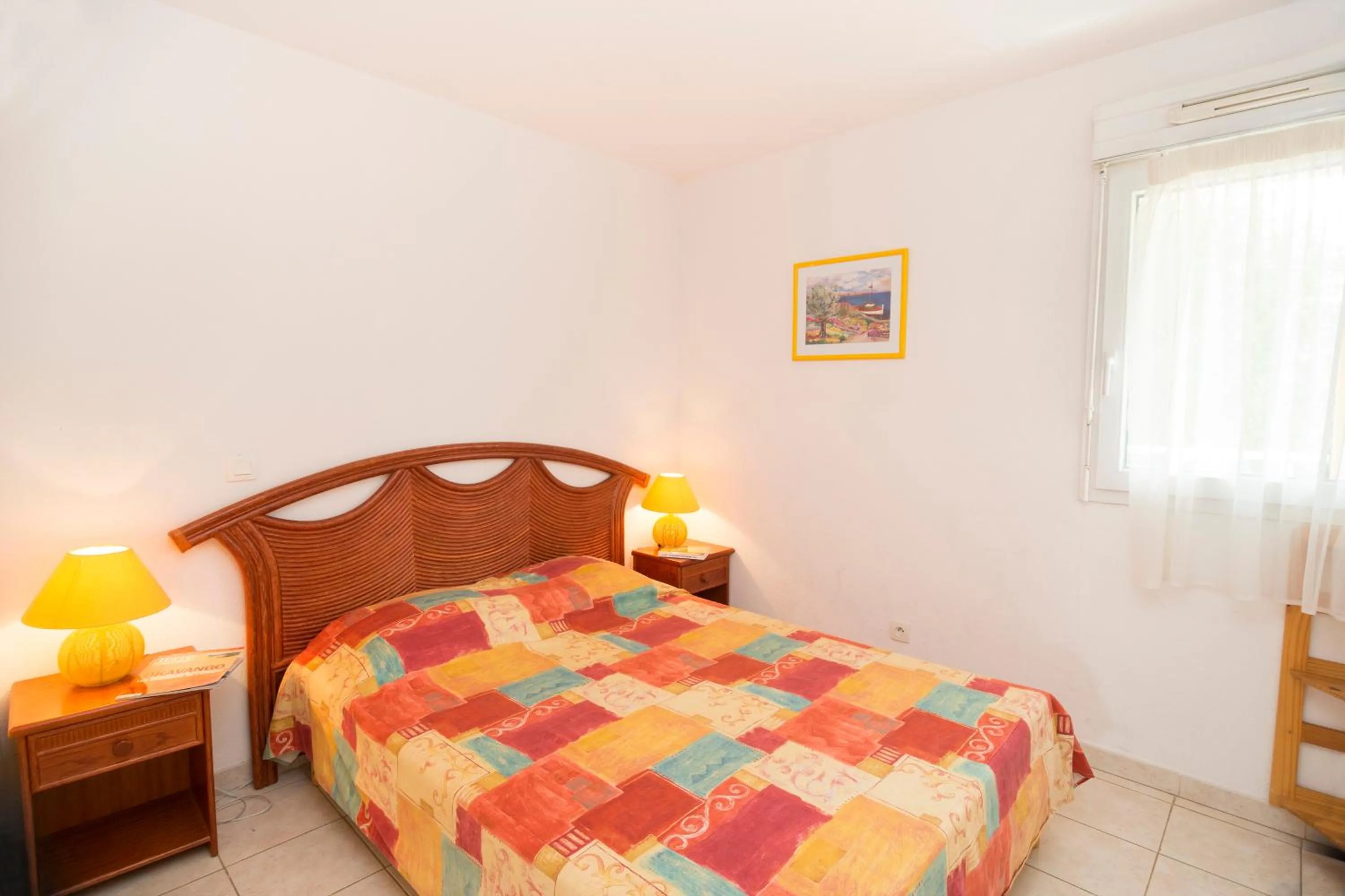 Bedroom, Bed in Vacancéole - Résidence Le Palmyra Golf