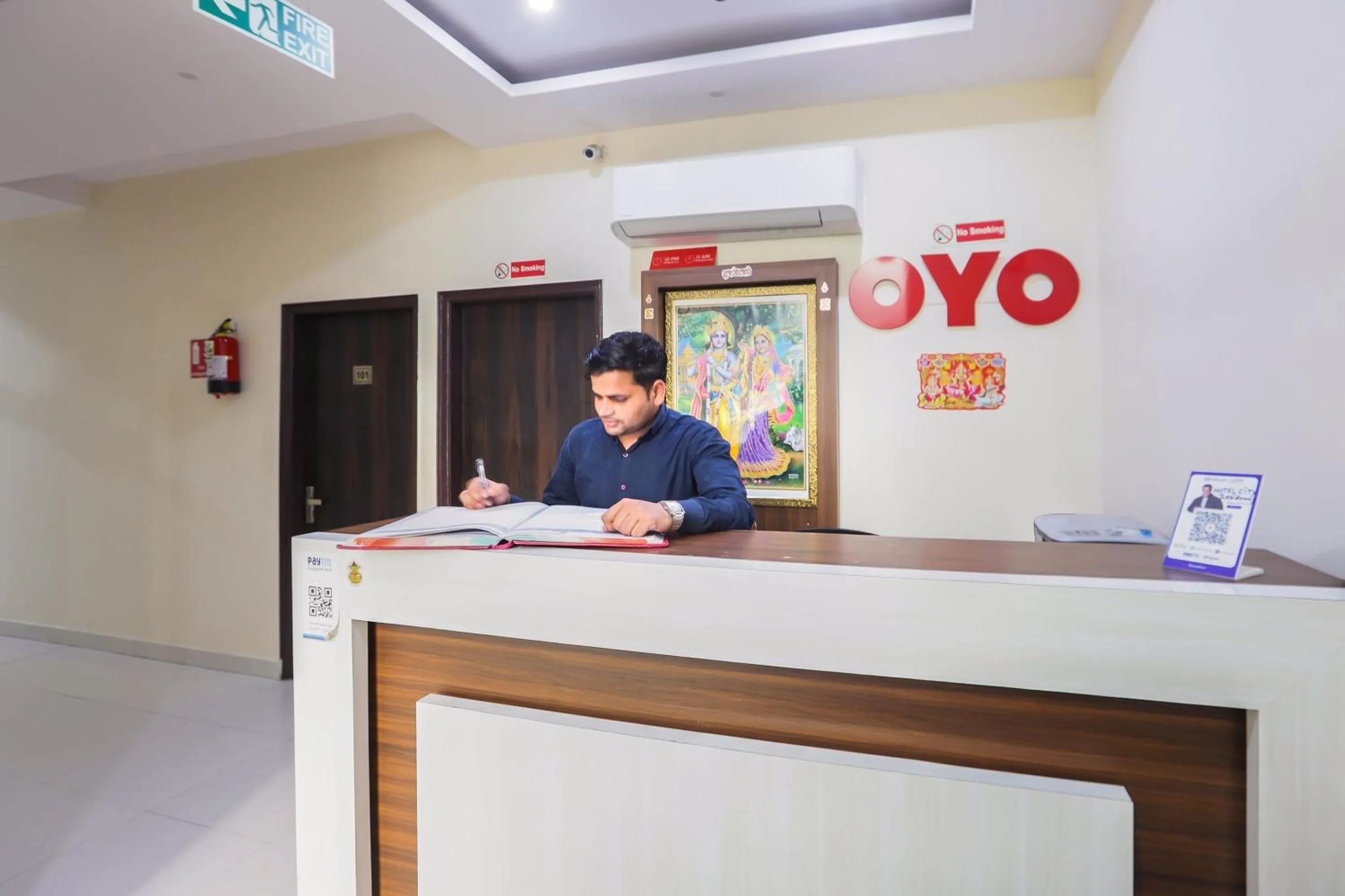 Lobby or reception in Hotel O City Residency