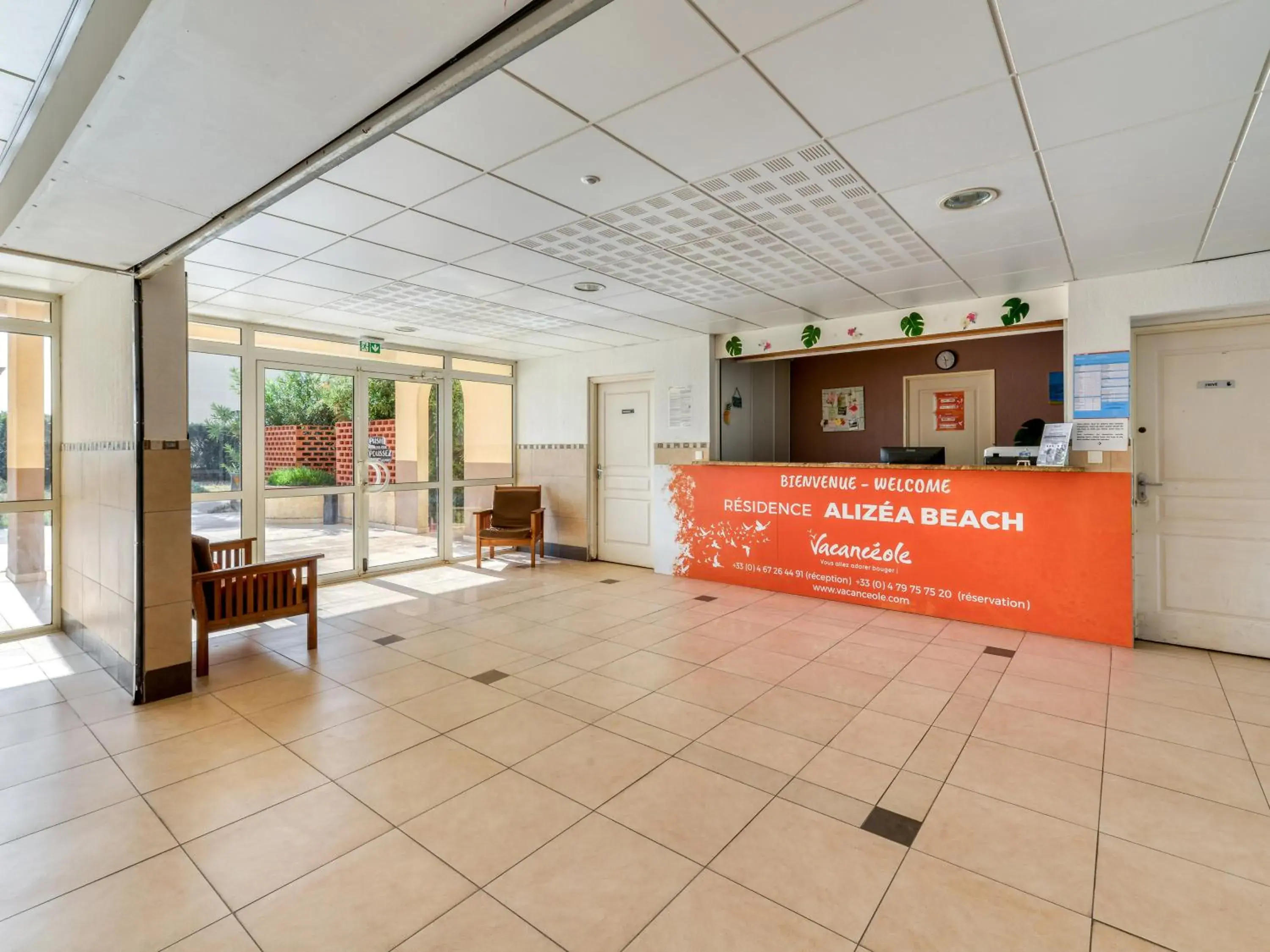 Lobby or reception in Vacancéole - Résidence Alizéa Beach Lobby or reception in Vacancéole - Résidence Alizéa Beach