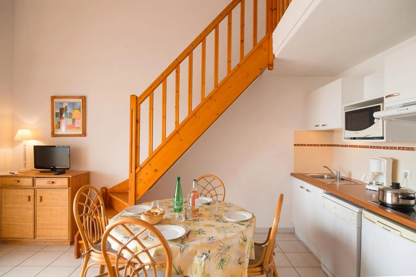 Living room in Vacancéole - Résidence Alizéa Beach