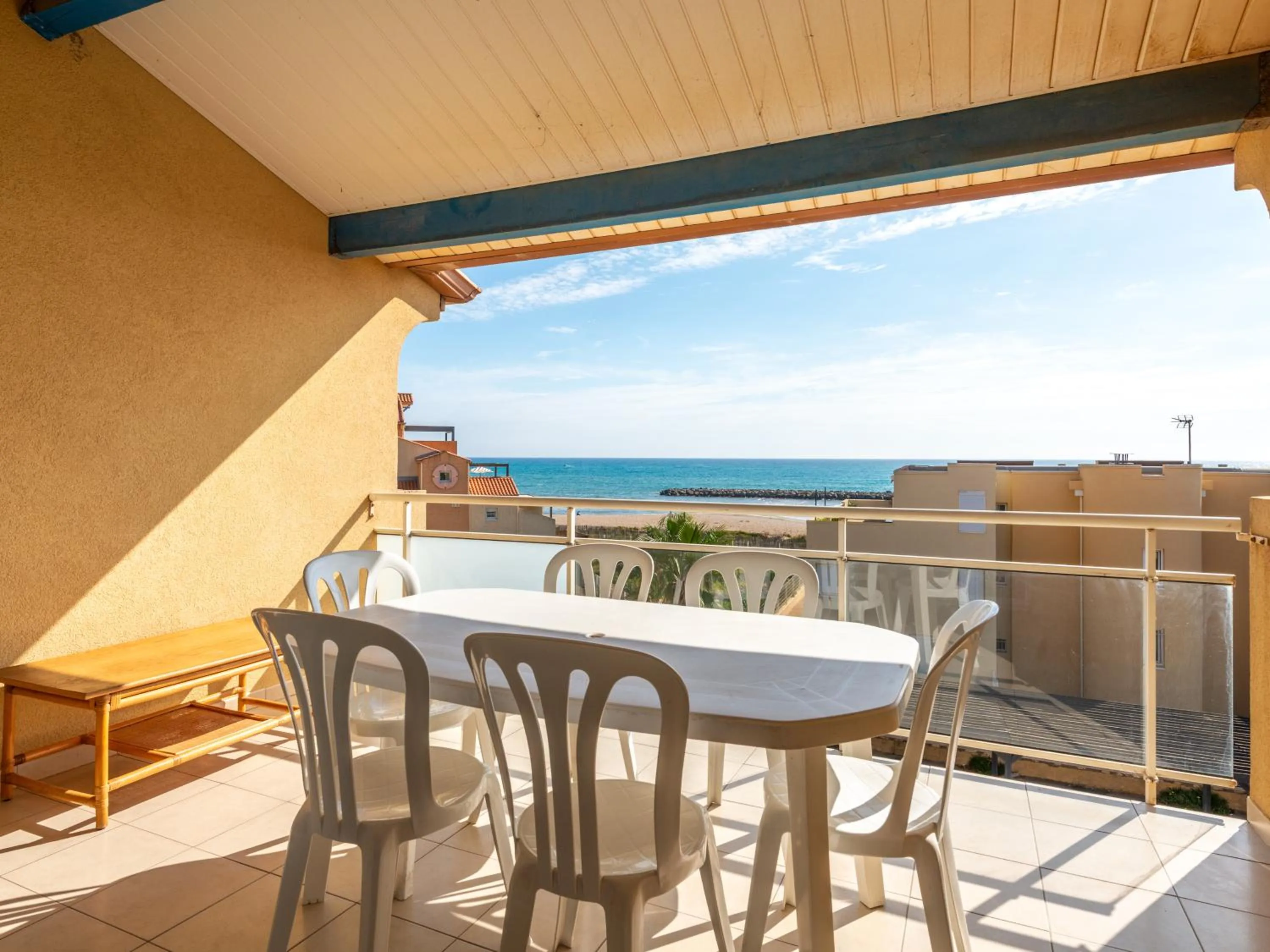 Balcony/Terrace in Vacancéole - Résidence Alizéa Beach