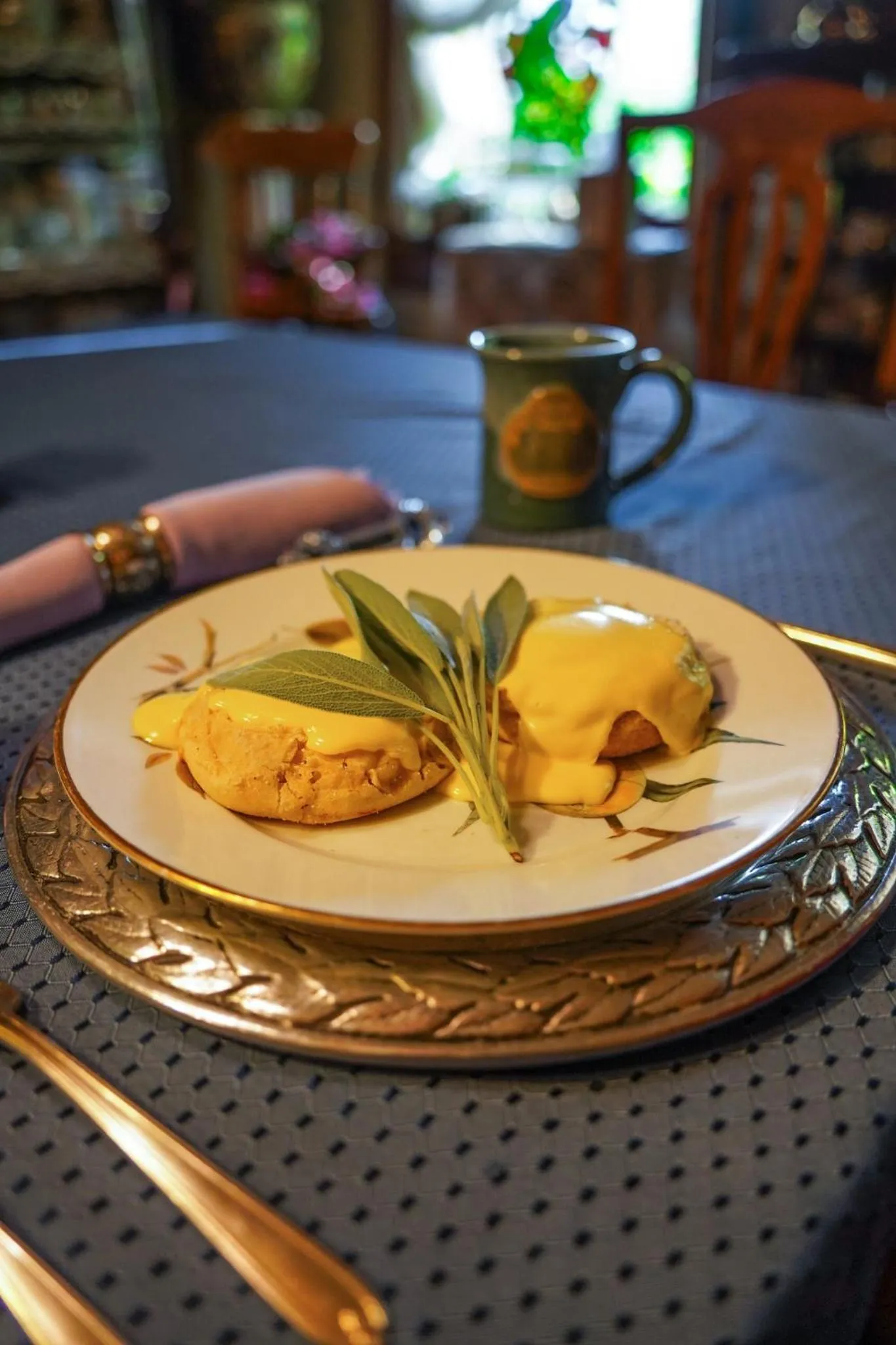 Food close-up in The Queen, A Victorian Bed & Breakfast