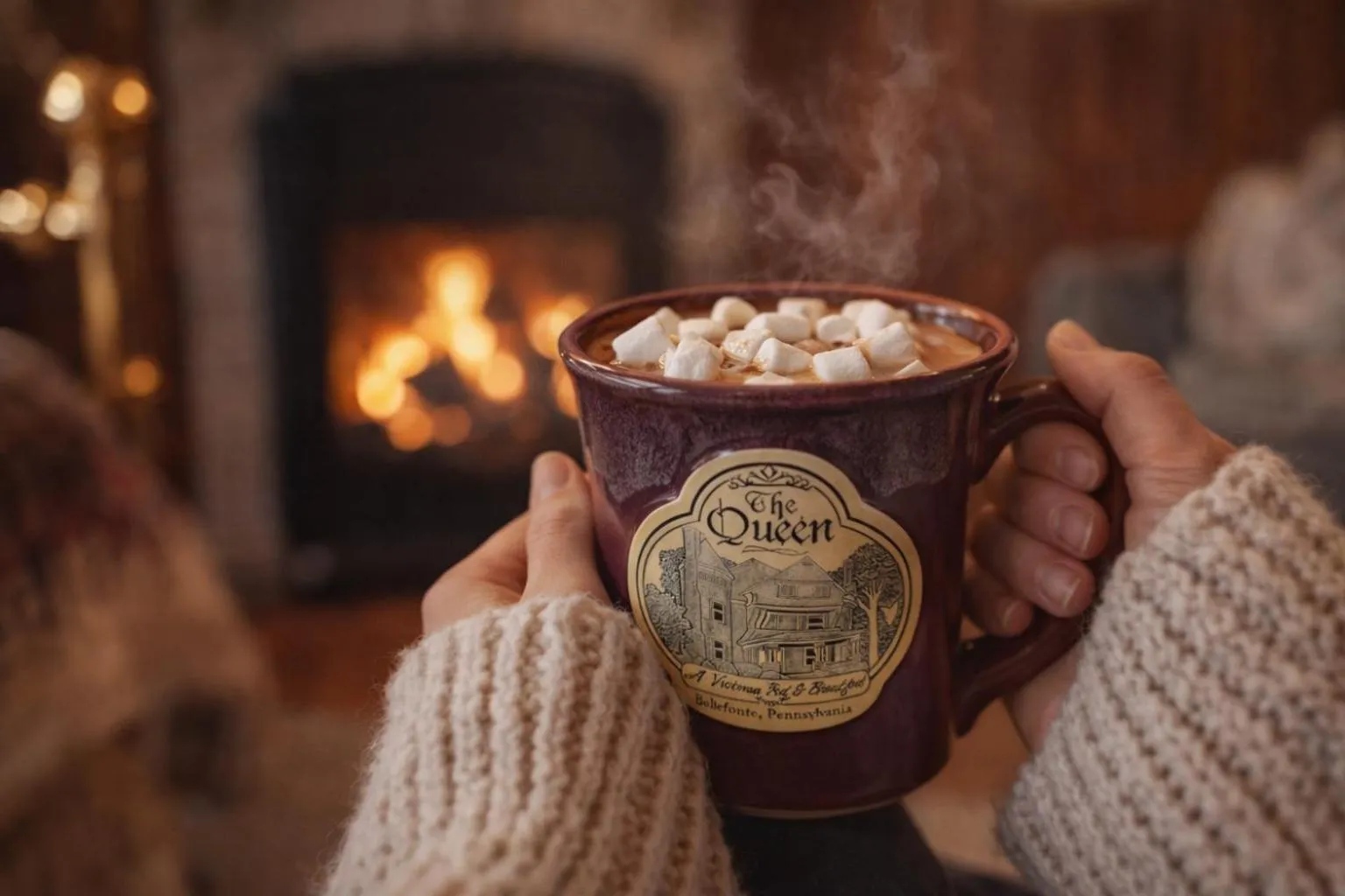 Guests in The Queen, A Victorian Bed & Breakfast