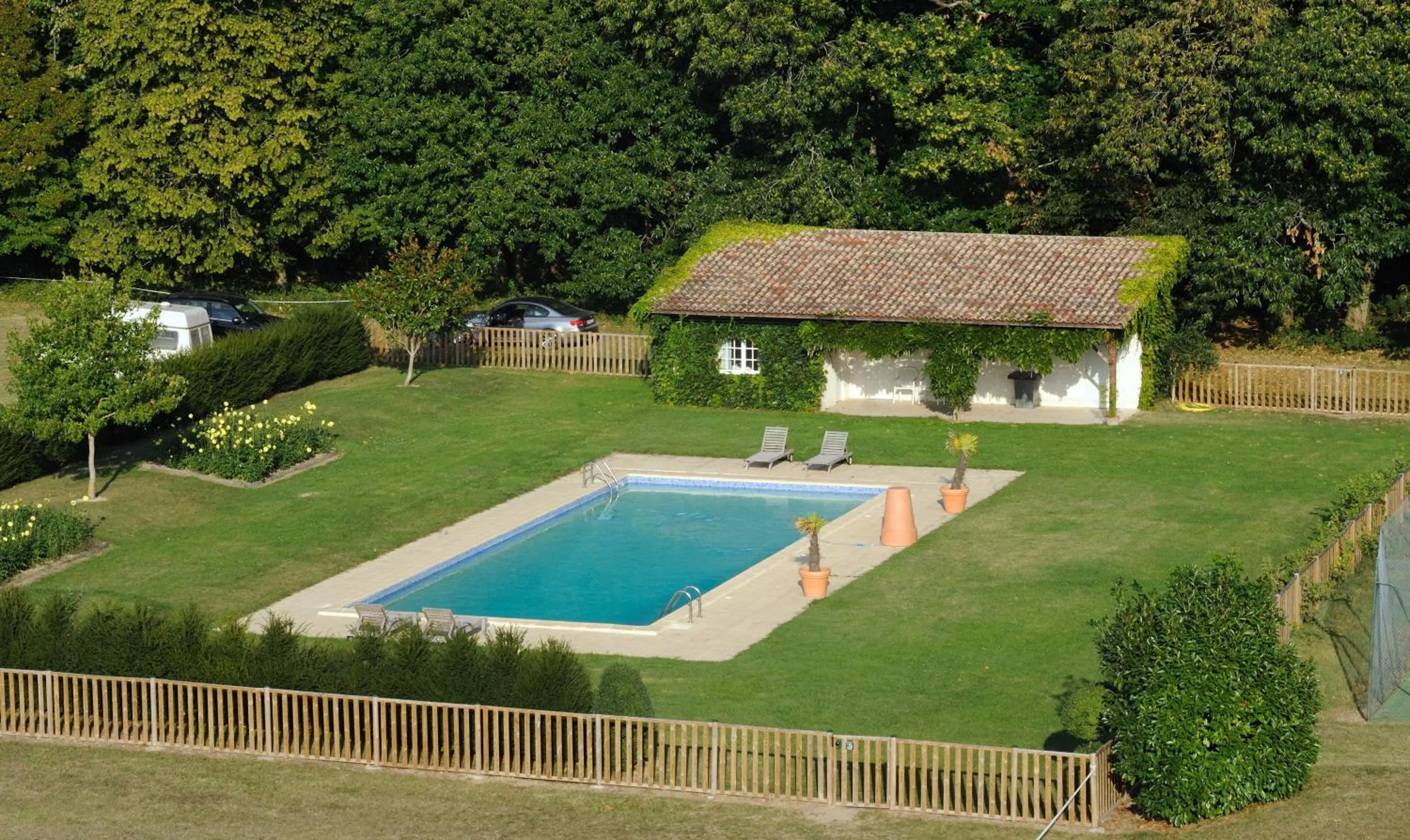 Swimming pool in Château De La Bourdaisière