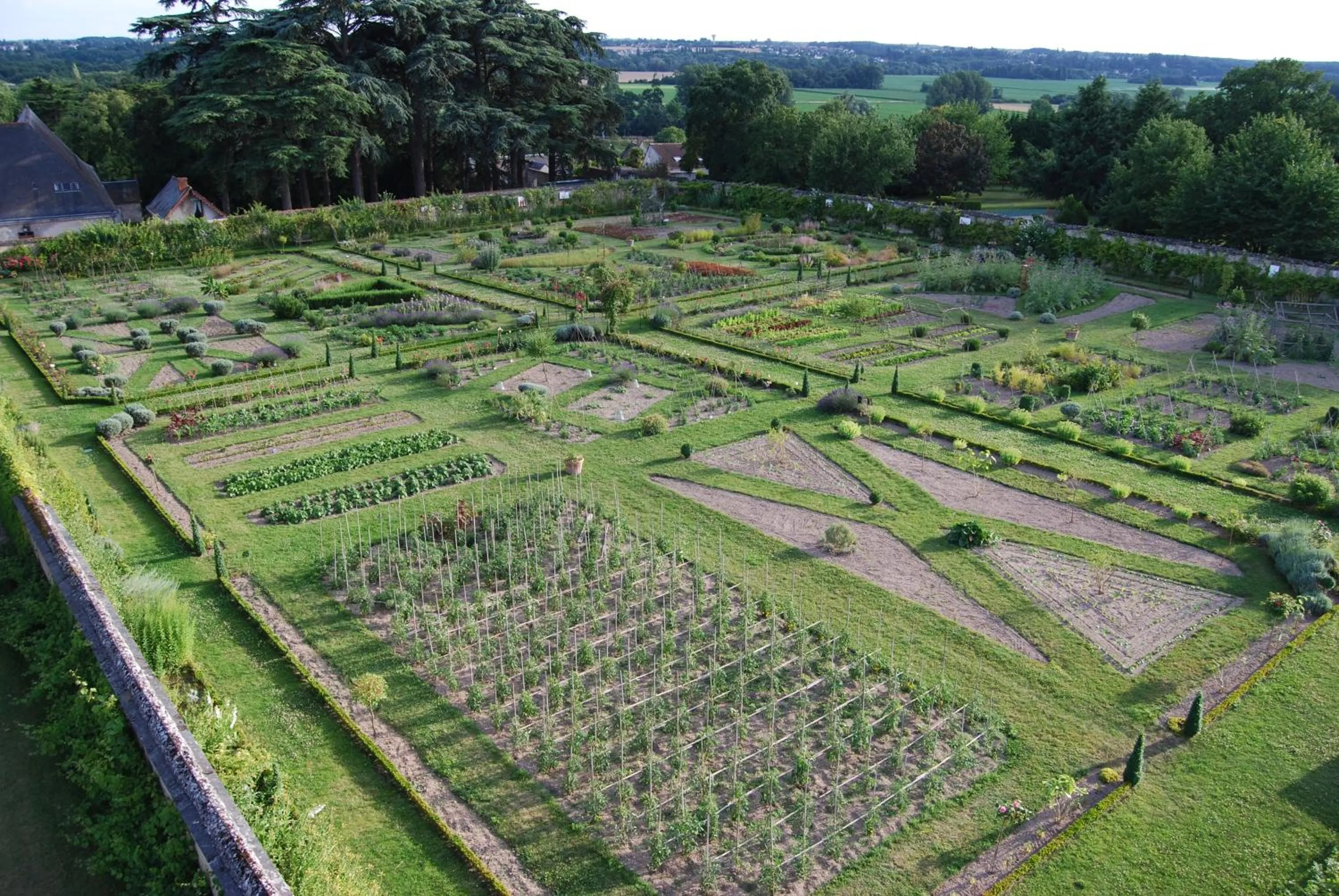Garden in Château De La Bourdaisière