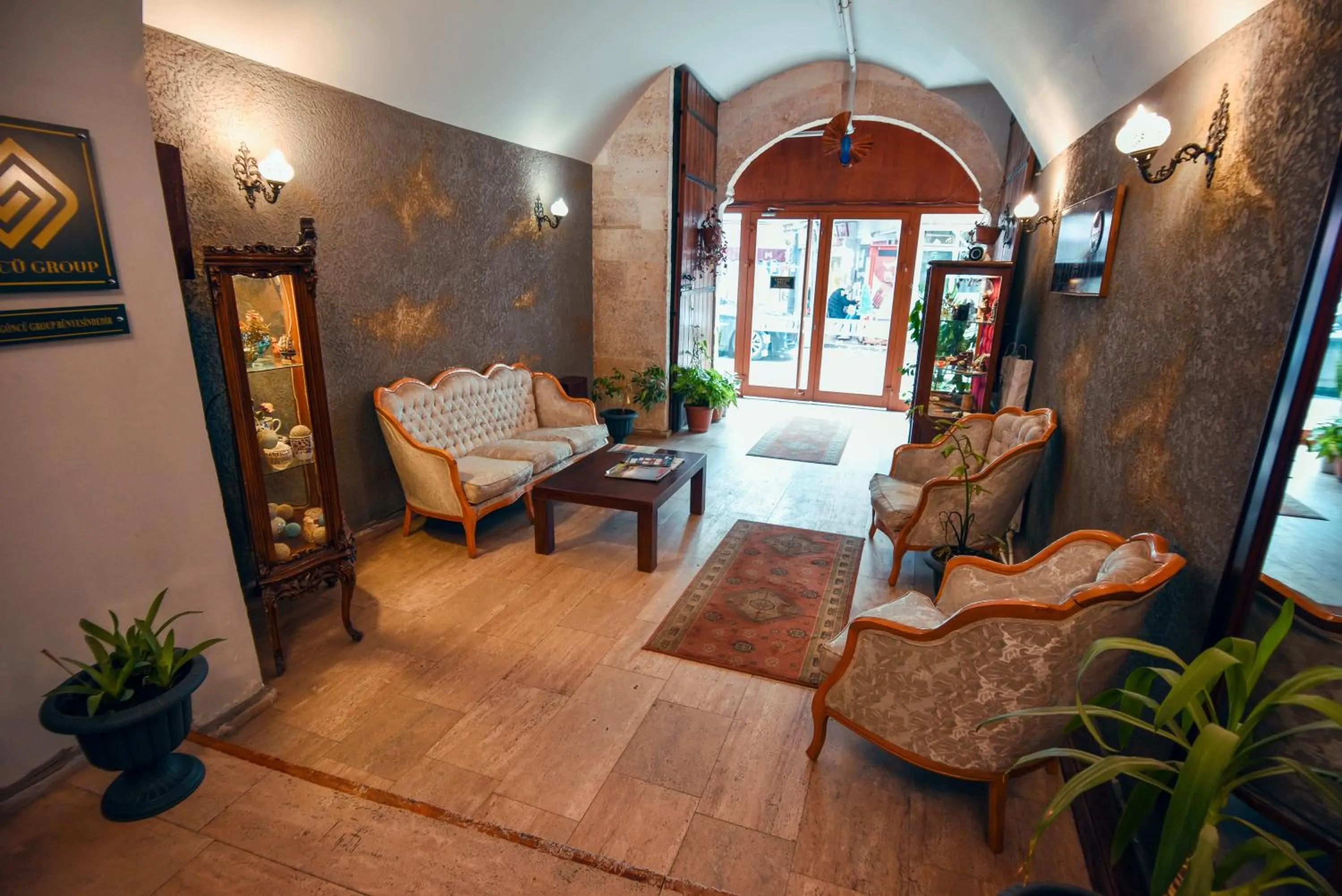 Lobby or reception, Bed in Taşhan Hotel