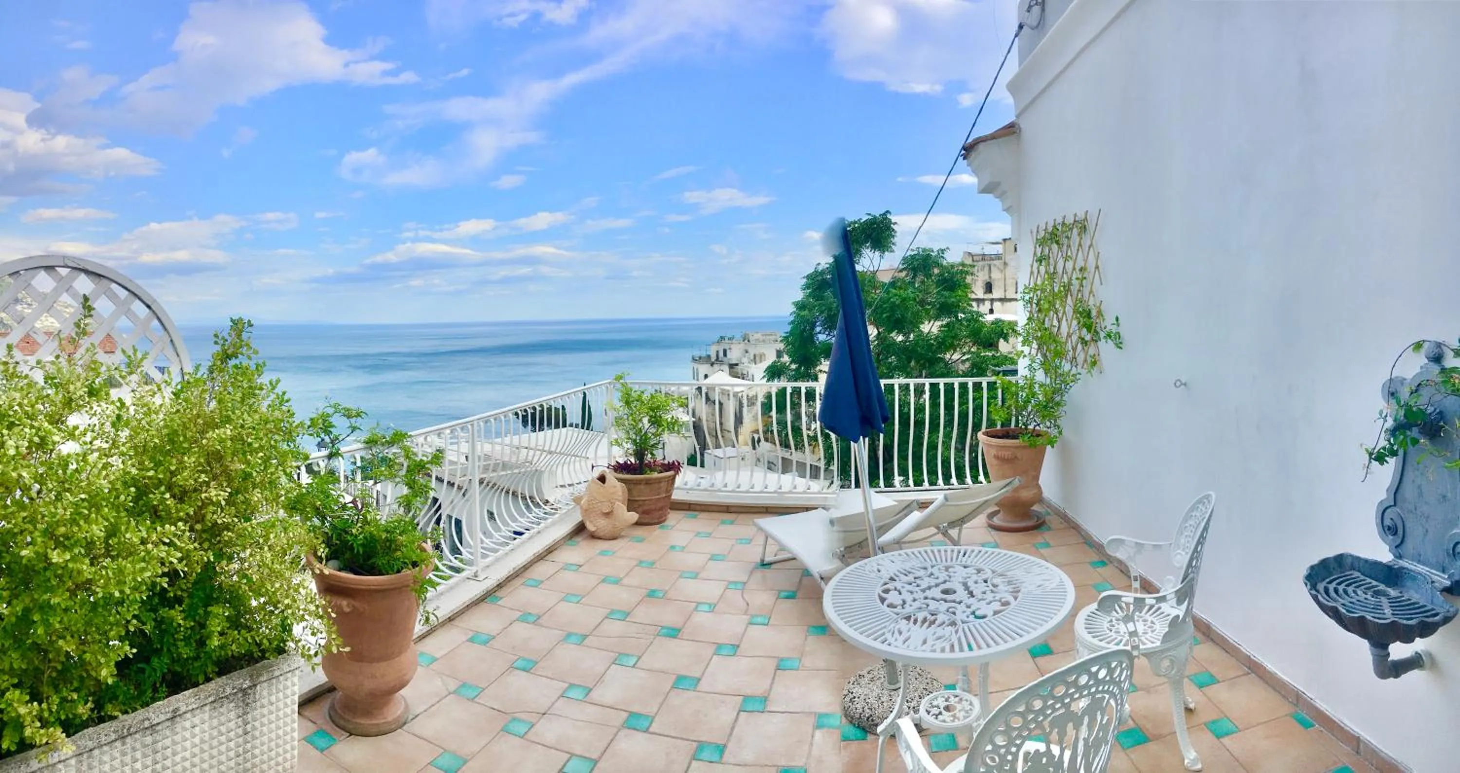 Balcony/Terrace in Hotel Villa Delle Palme in Positano