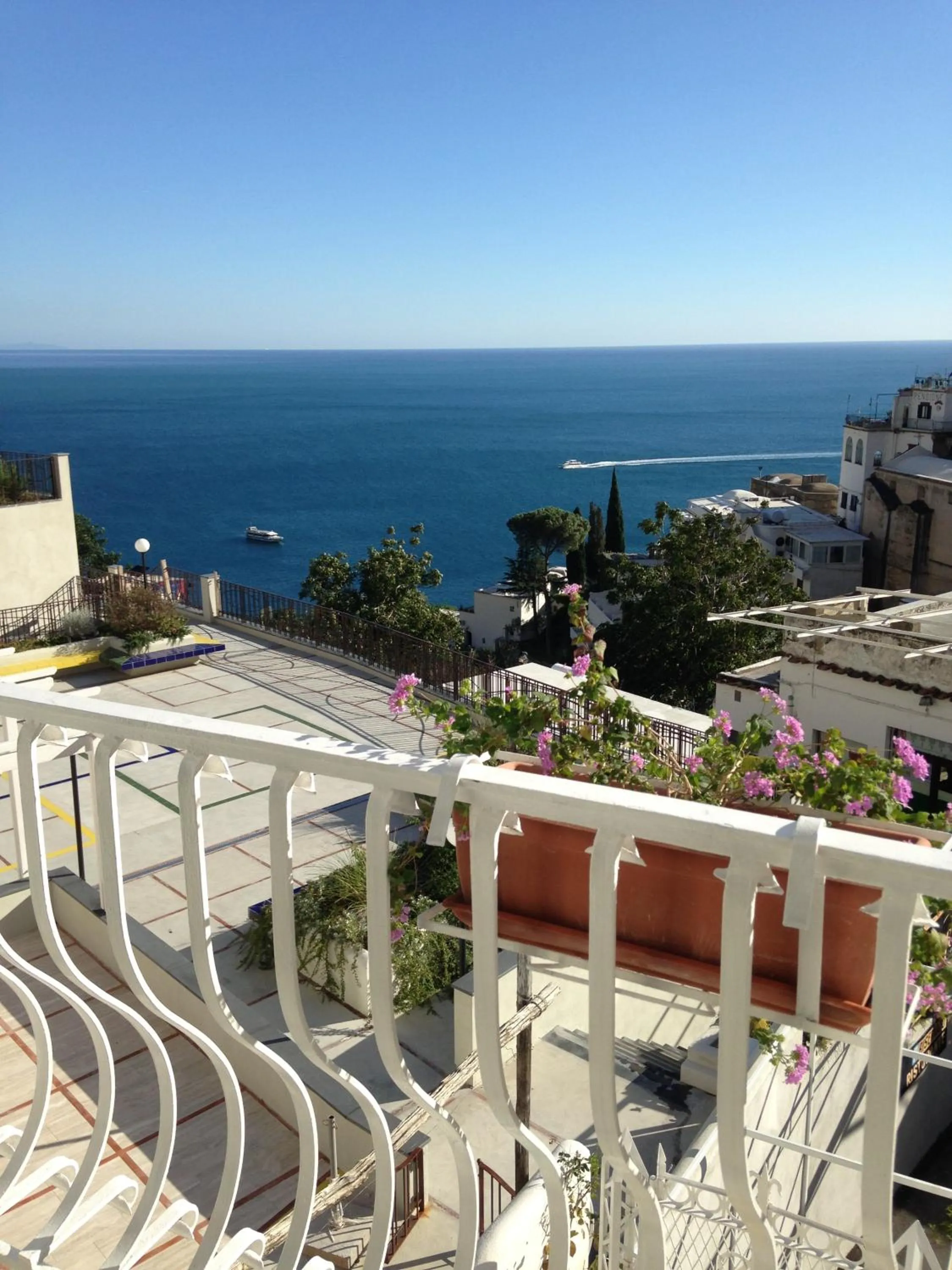 Sea view in Hotel Villa Delle Palme in Positano