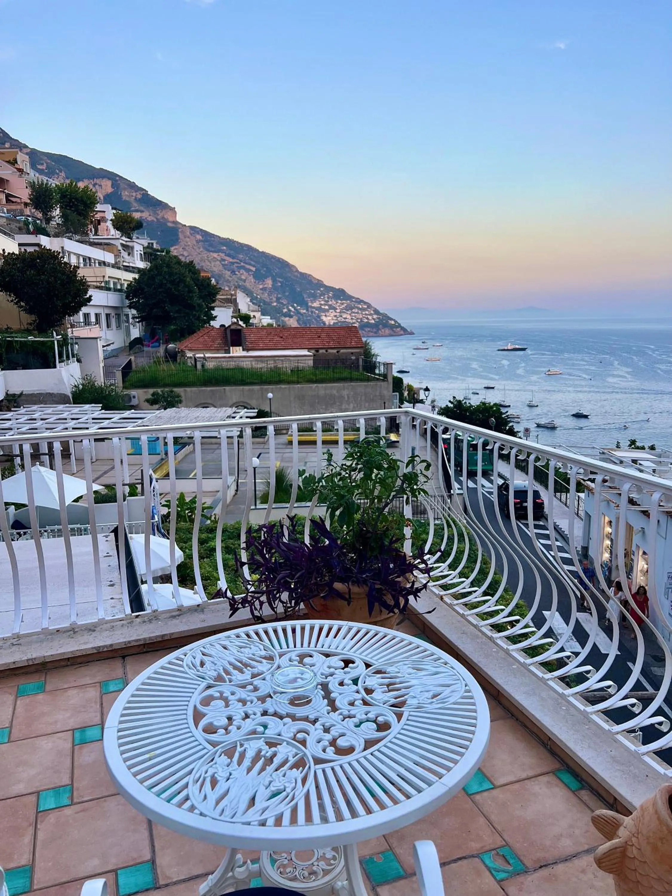 Balcony/Terrace in Hotel Villa Delle Palme in Positano