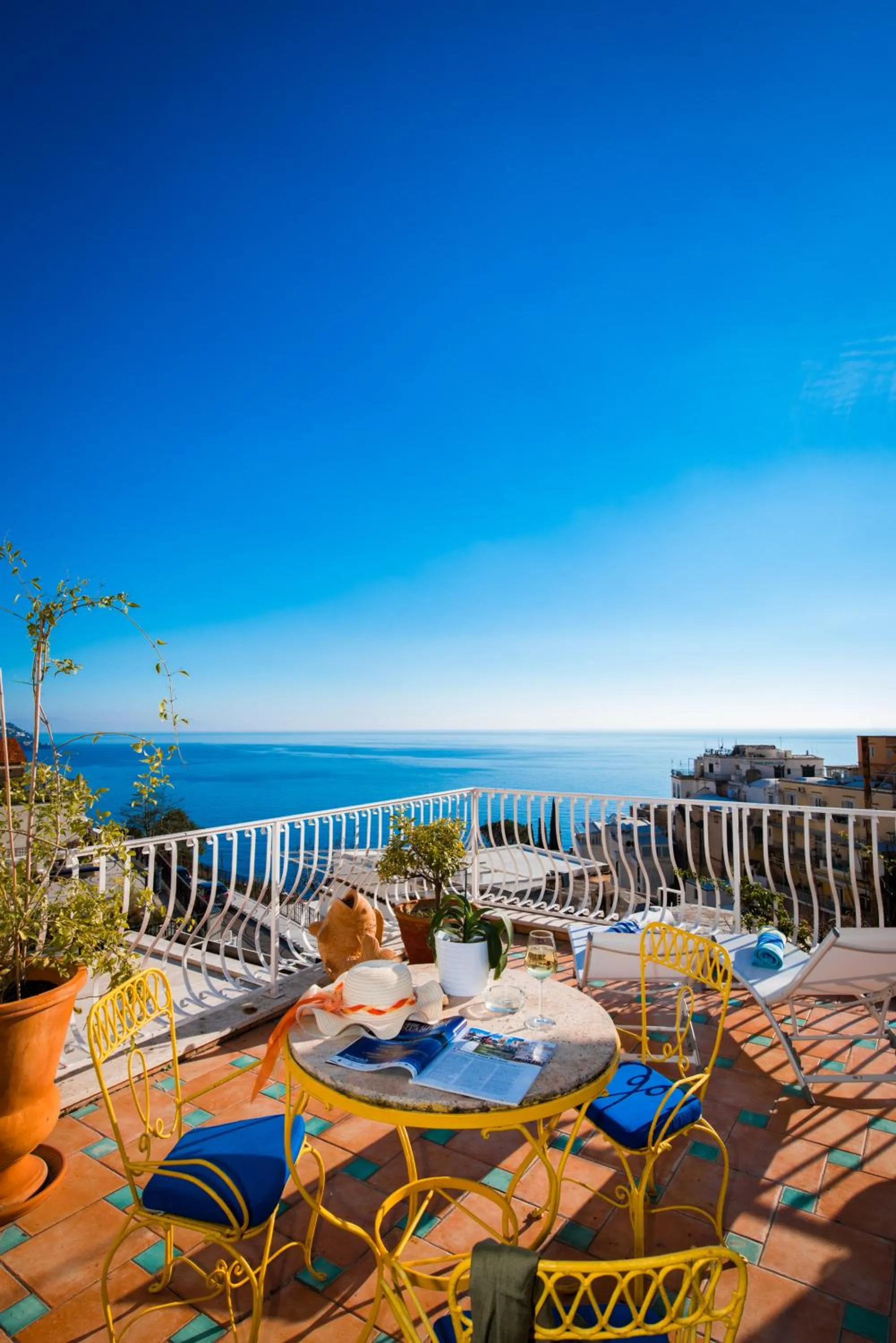 Sea view in Hotel Villa Delle Palme in Positano