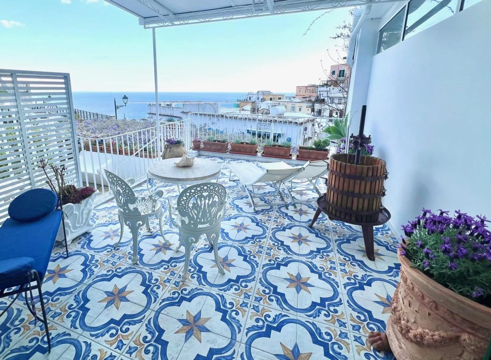 Balcony/Terrace in Hotel Villa Delle Palme in Positano