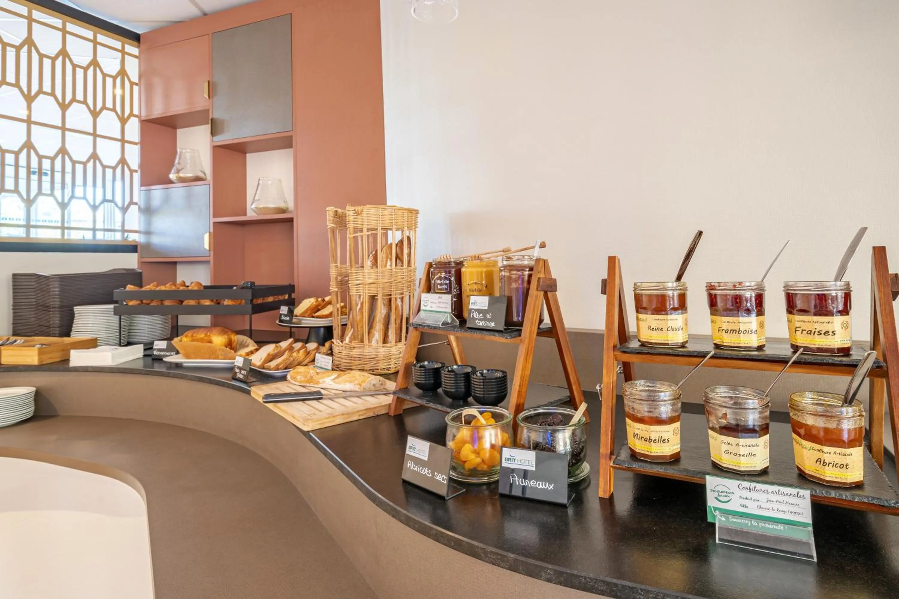 Buffet breakfast in Brit Hotel Angers Parc Expo - L'Acropole