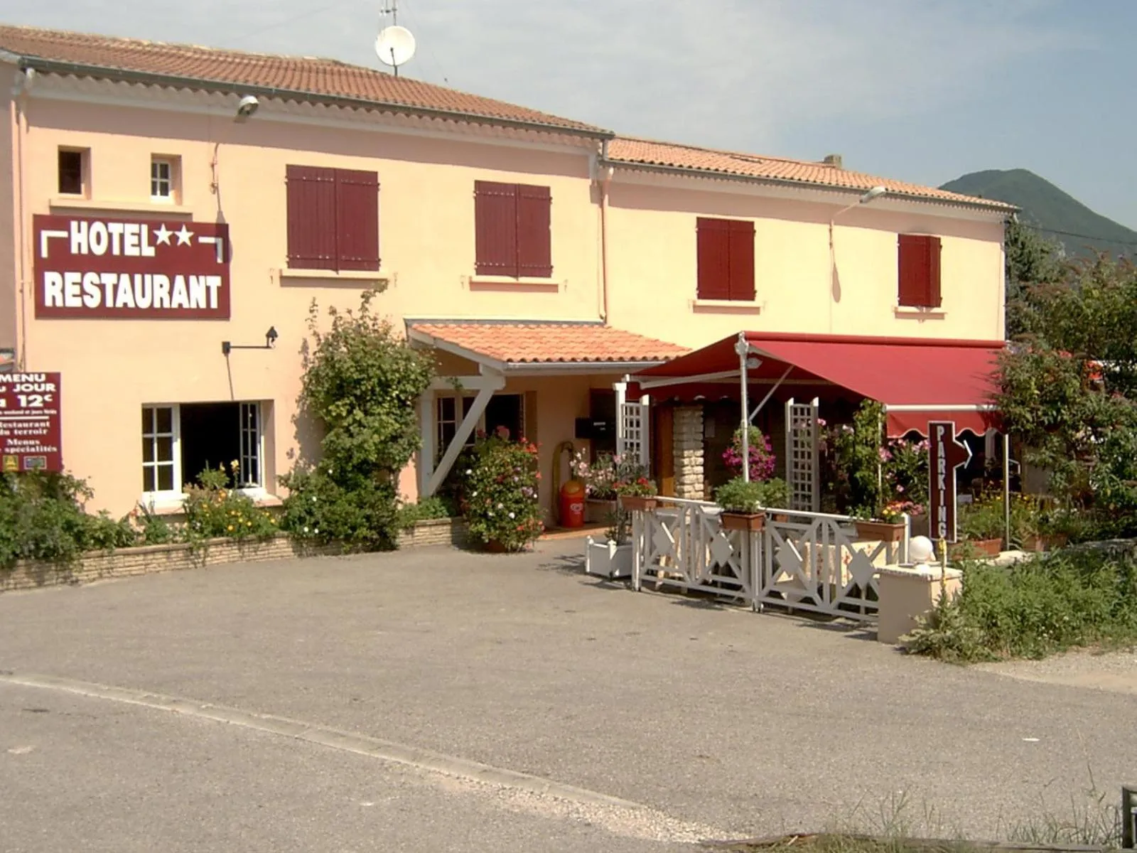 Property building in Logis Hotel Le Relais du Serre