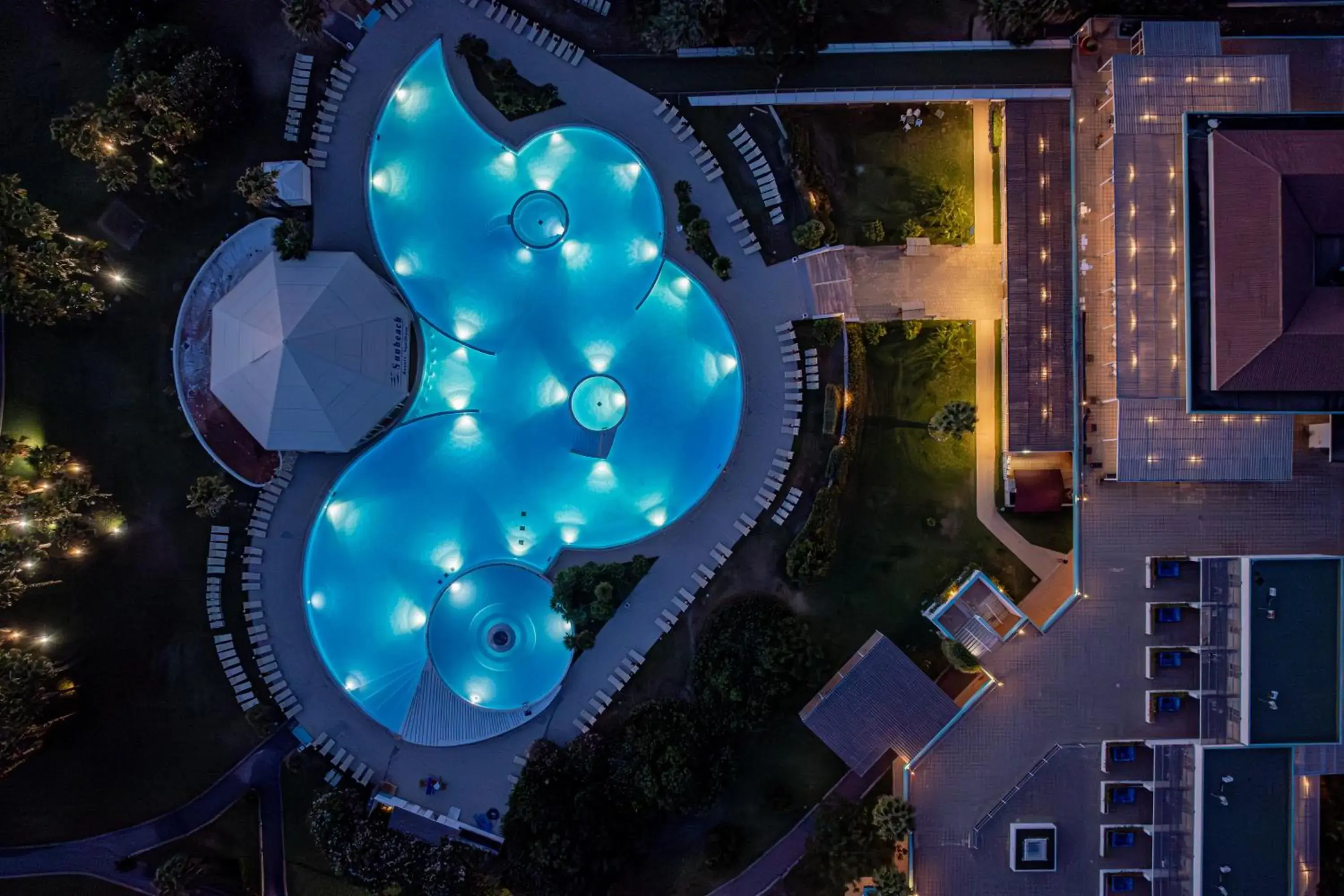 Bird's eye view in Club Esse Sunbeach Bird's eye view in Club Esse Sunbeach