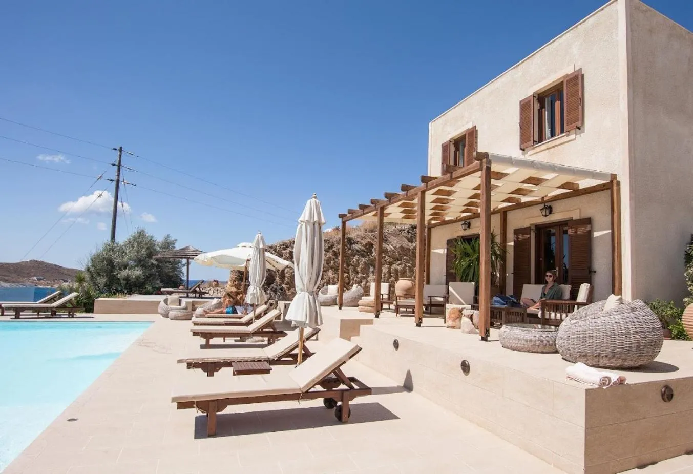 Property building in Seabreeze Hotel Ios