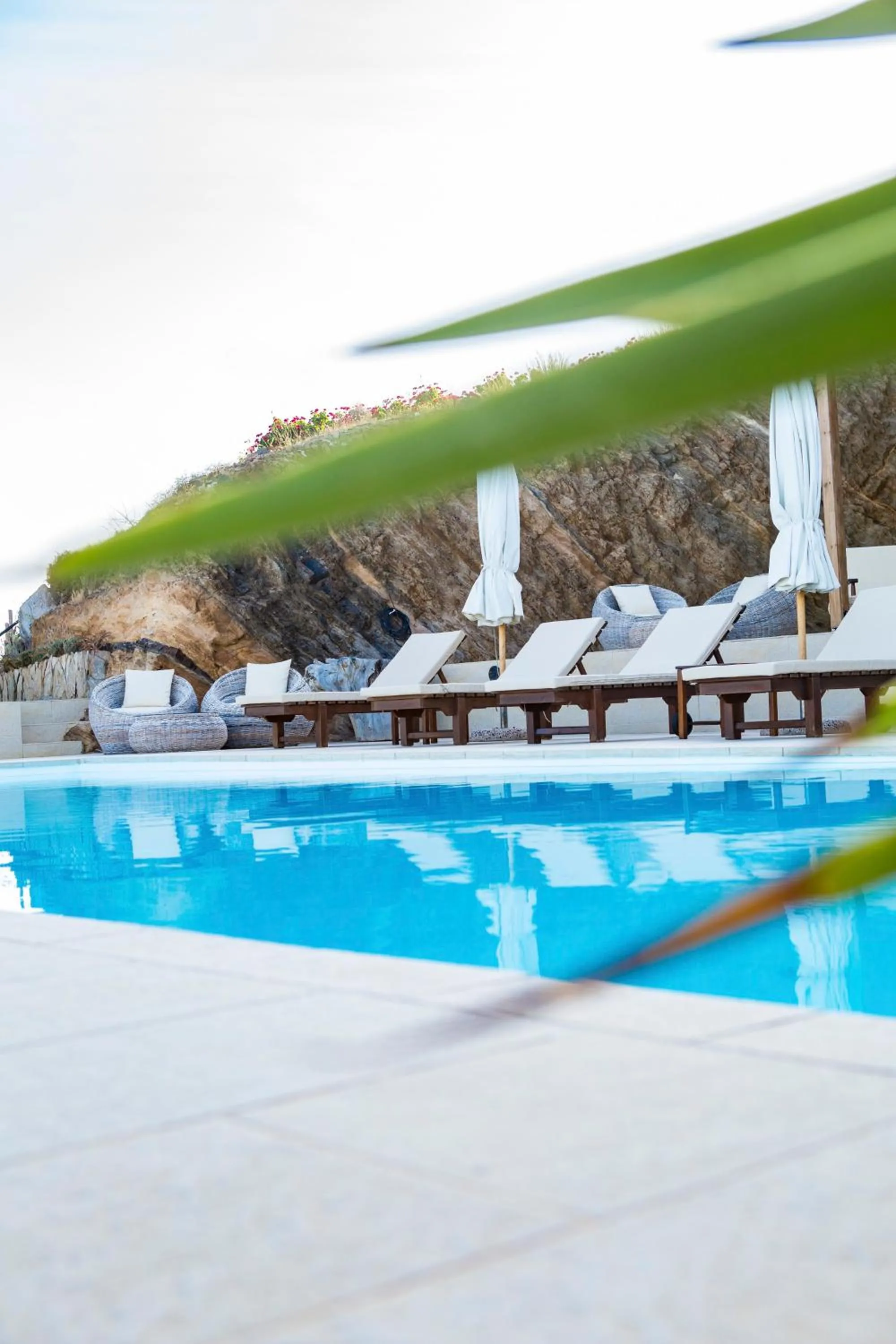 Swimming pool in Seabreeze Hotel Ios