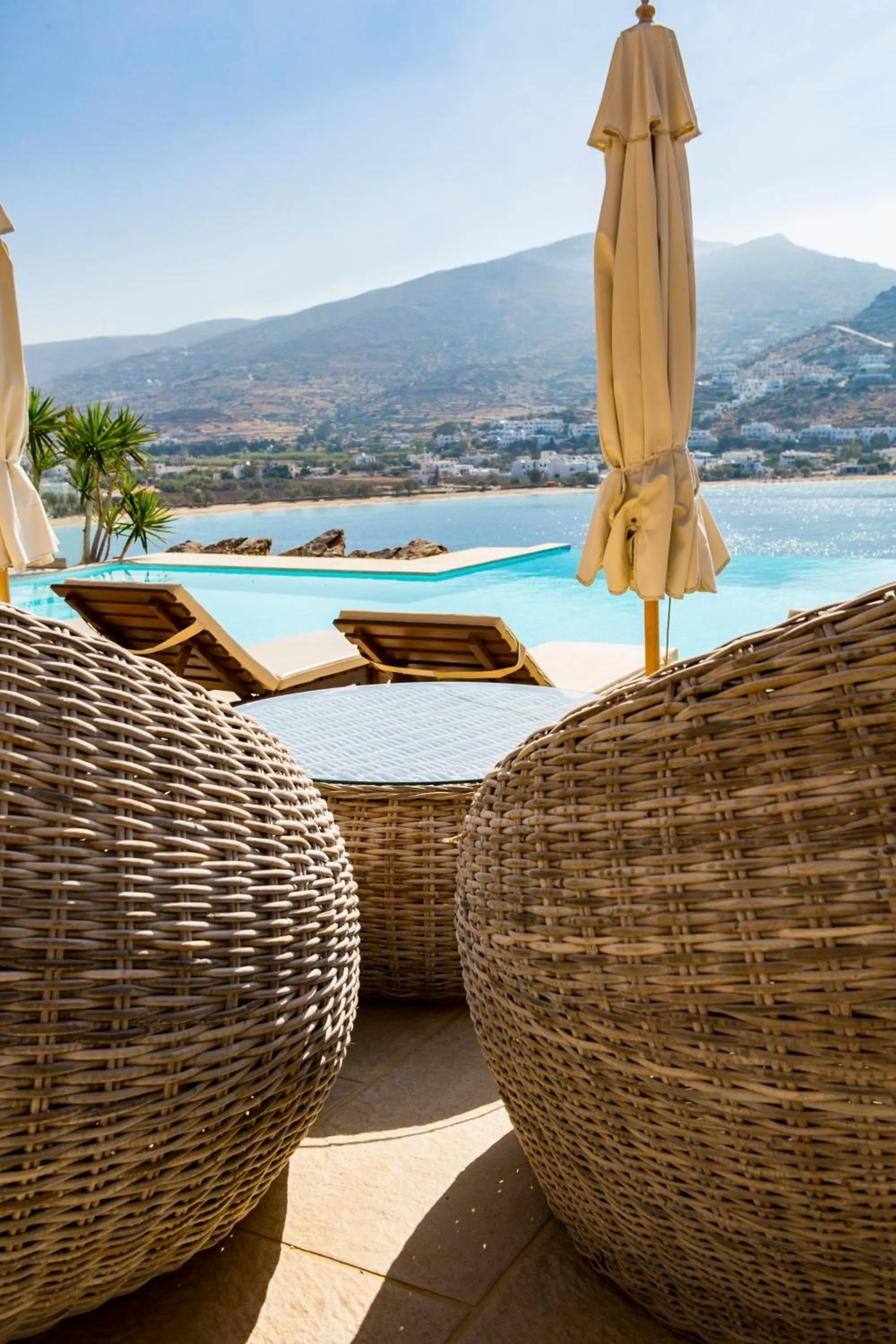 Sea view in Seabreeze Hotel Ios