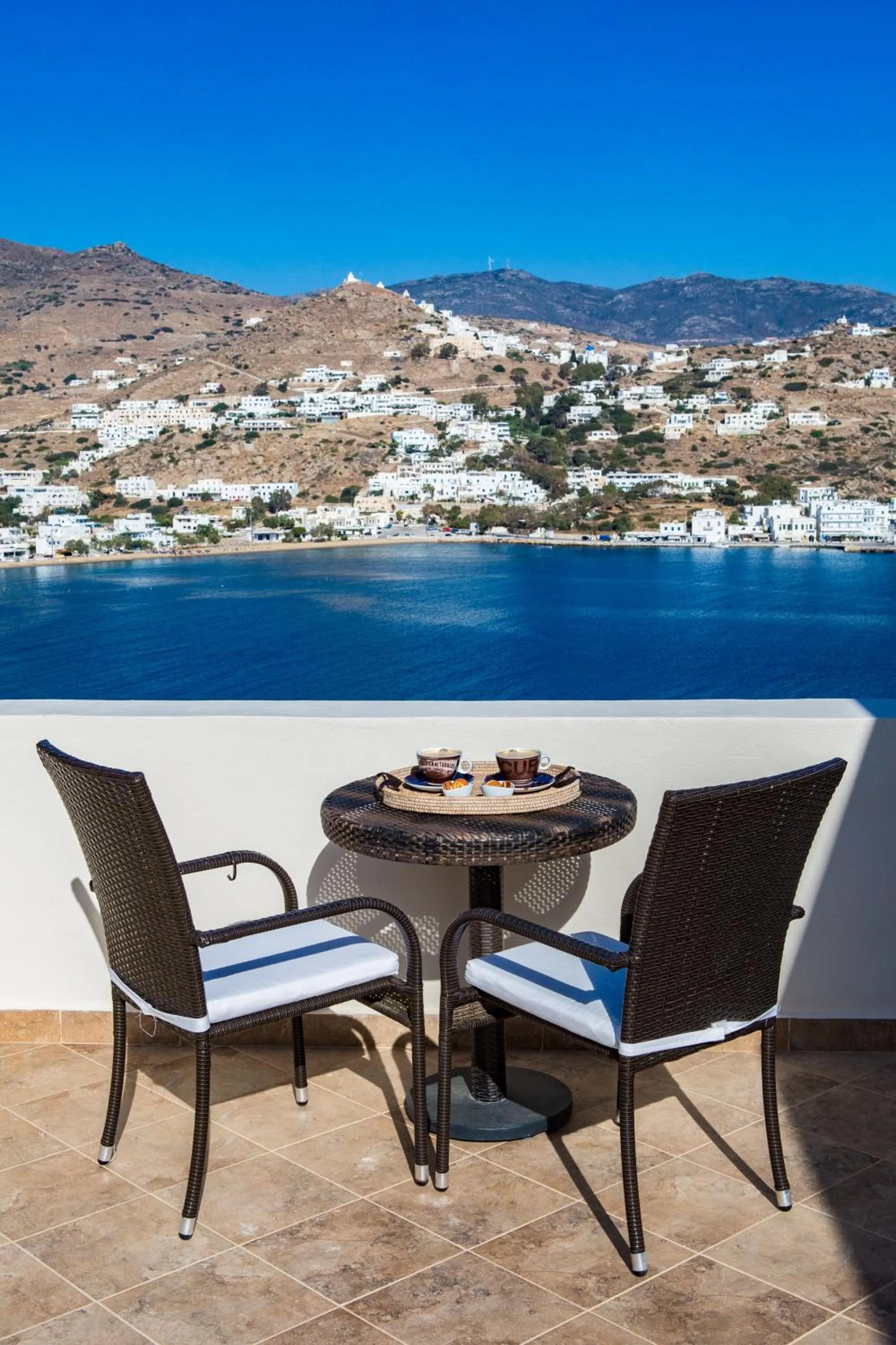 Balcony/Terrace in Seabreeze Hotel Ios