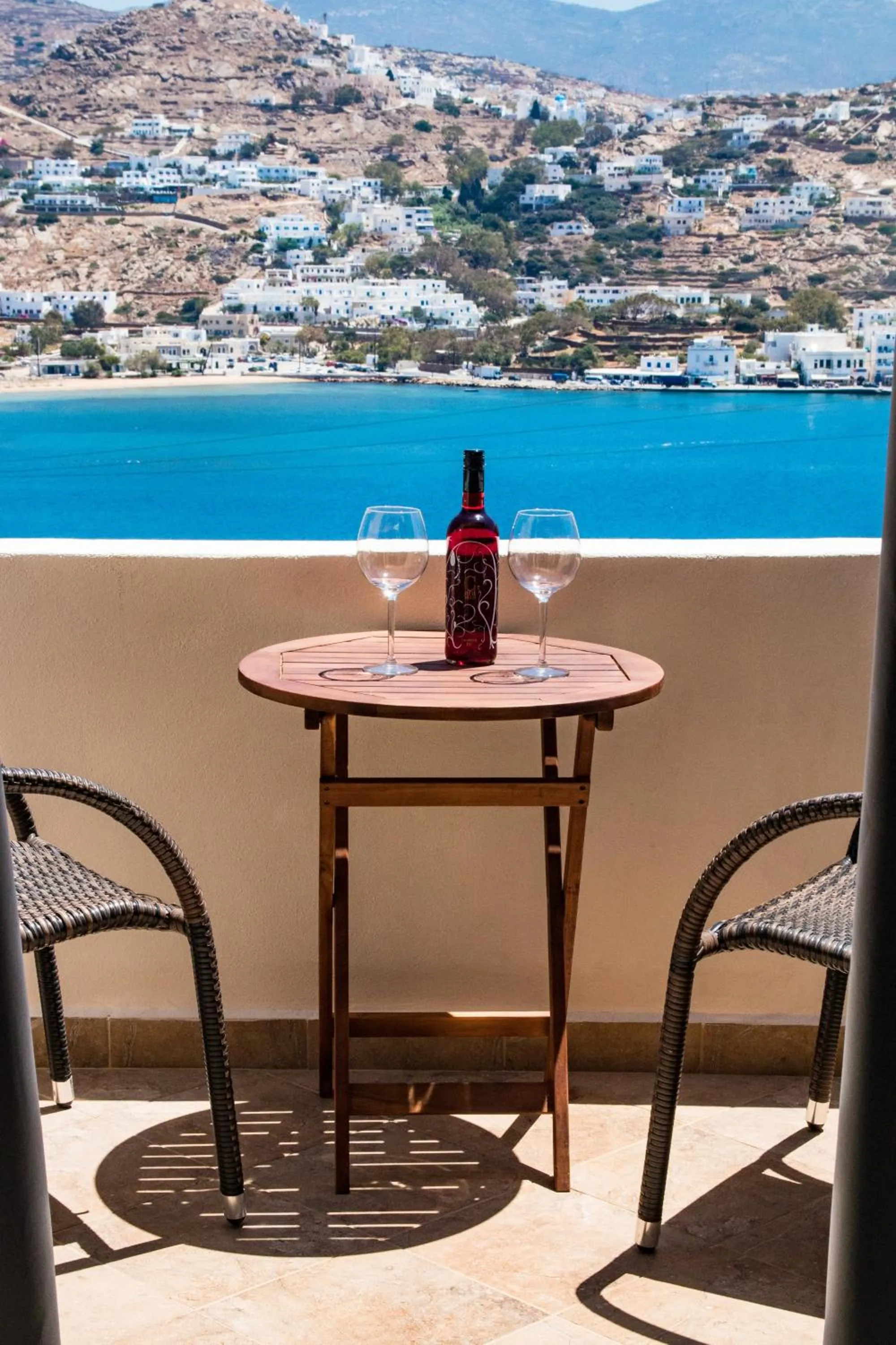 Balcony/Terrace in Seabreeze Hotel Ios