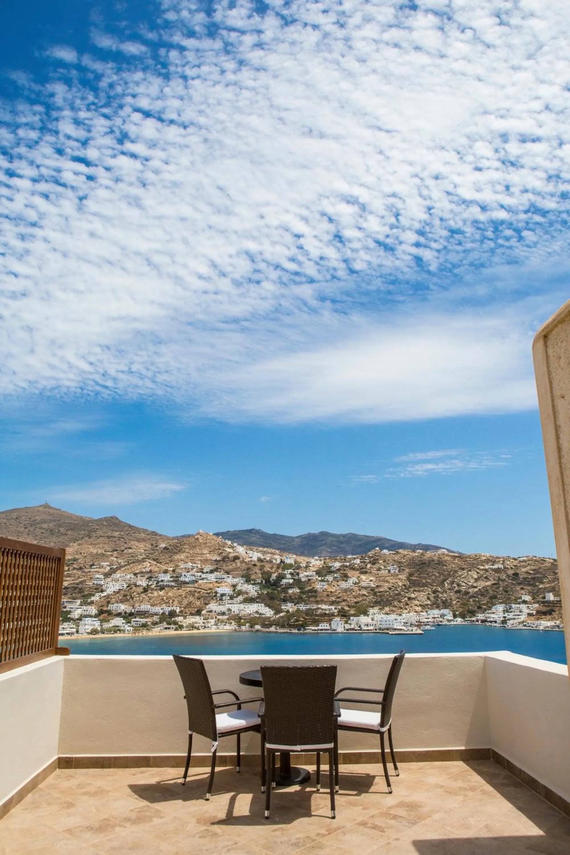 Balcony/Terrace in Seabreeze Hotel Ios