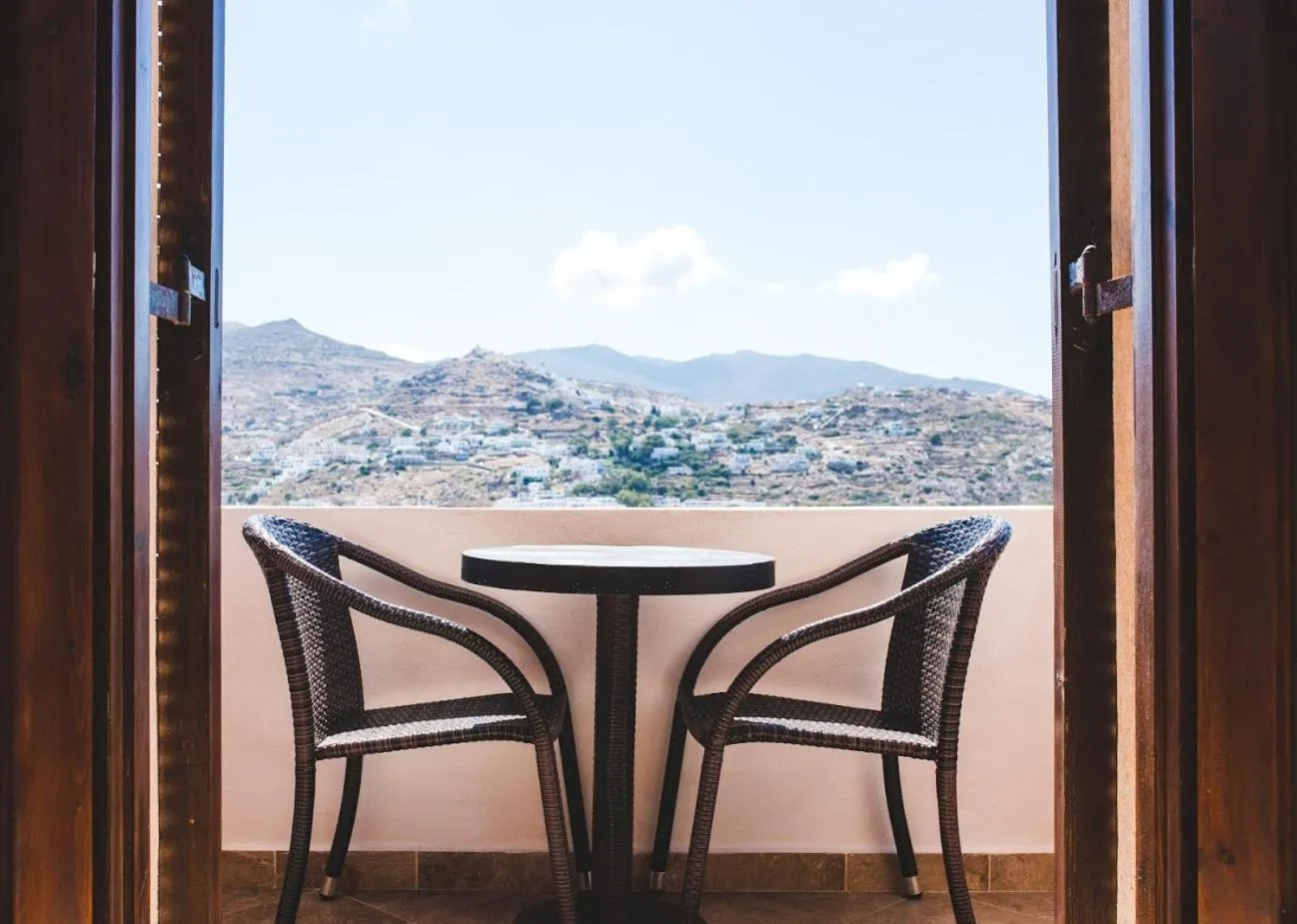 Balcony/Terrace in Seabreeze Hotel Ios